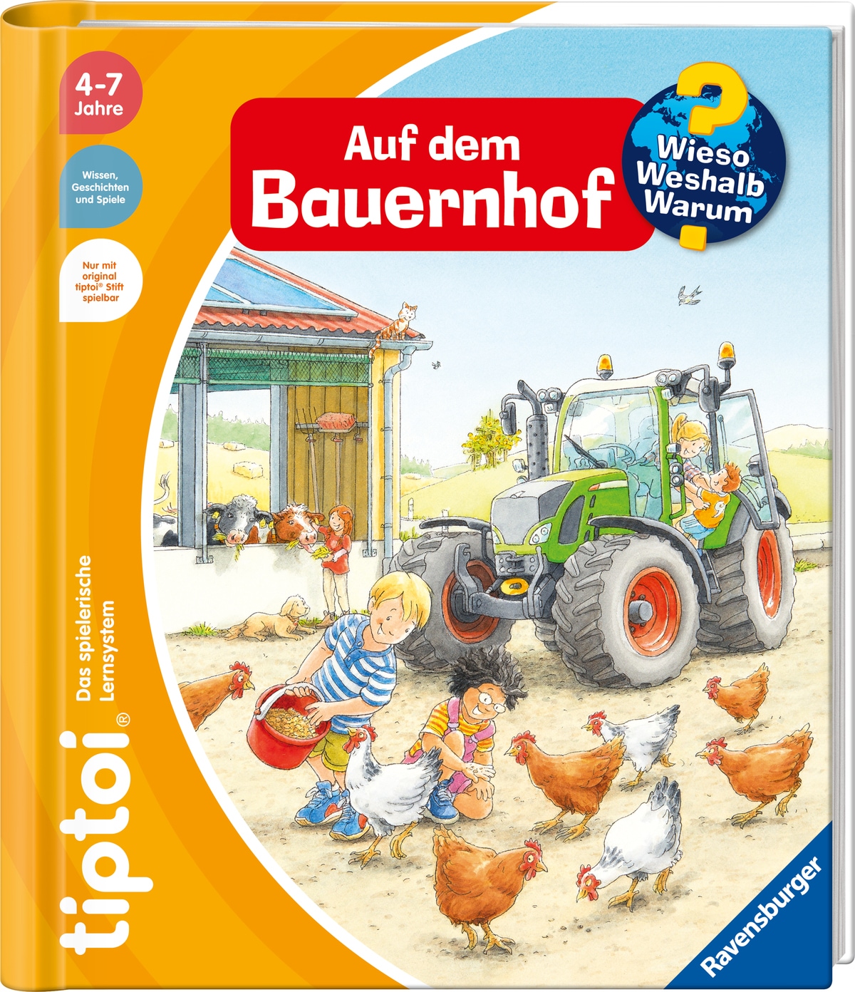 Ravensburger Spiel »tiptoi® Starter-Set: Stift und Bauernhof-Buch«, Made in Europe, FSC® - schützt Wald - weltweit