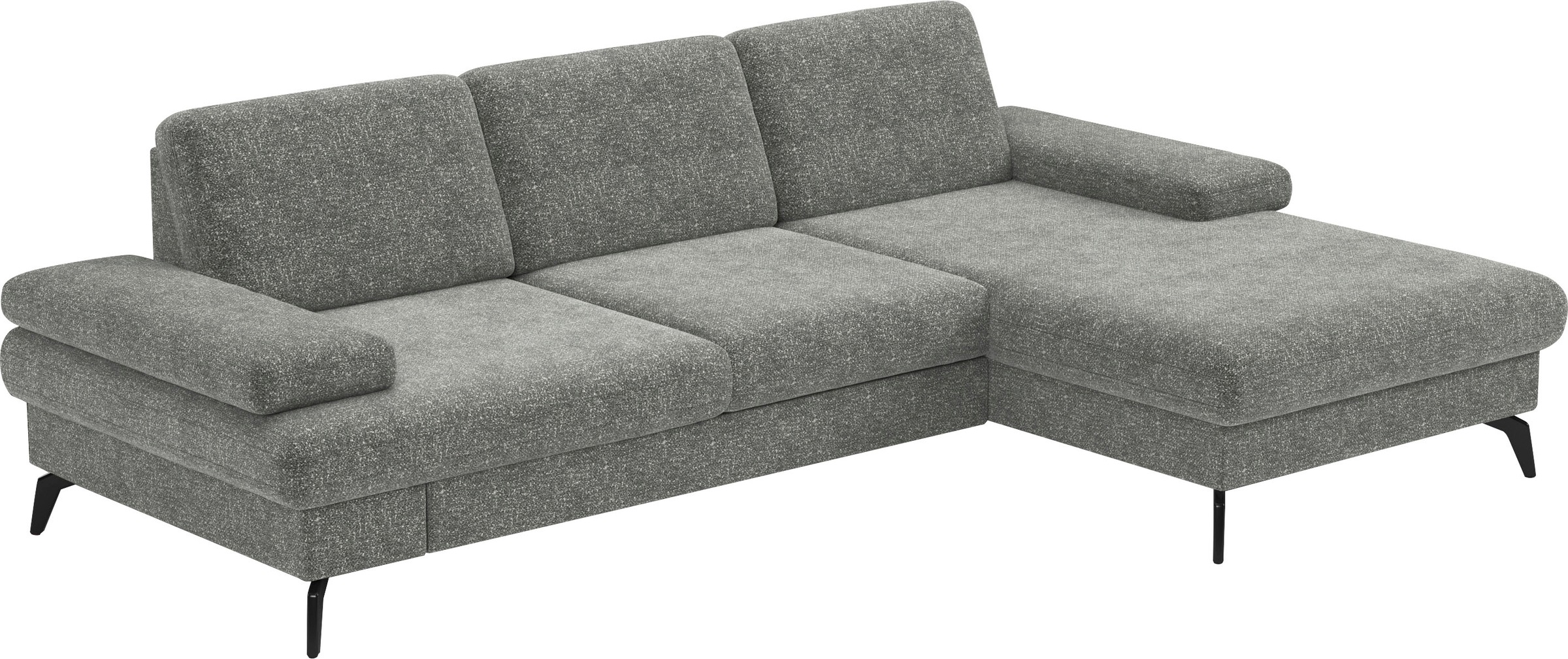 sit&more Ecksofa »Morris L-Form, inkl. Sitztiefenverstellung«, wahlweise mit Armteilverstellung, Bettfunktion & Bettkasten