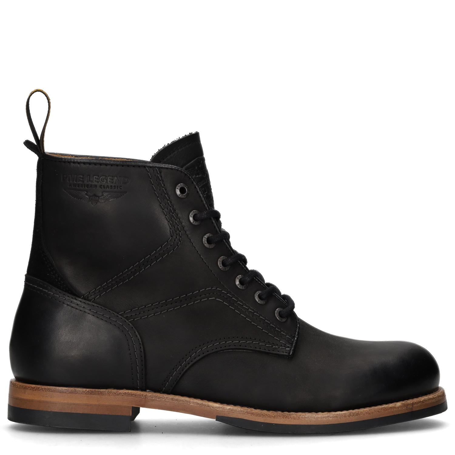 PME LEGEND Schnürstiefelette »APU«  Schnürboots, Stiefelette mit praktischer Anziehlasche