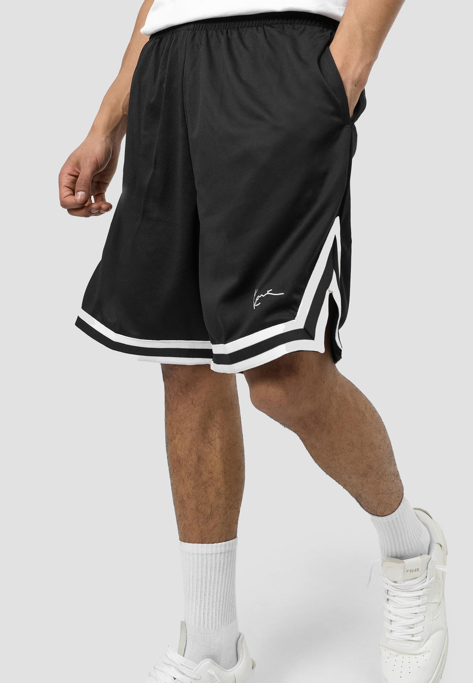 Karl Kani Stoffhose »Karl Kani Herren Signature Mesh Shorts«, (1 tlg.)