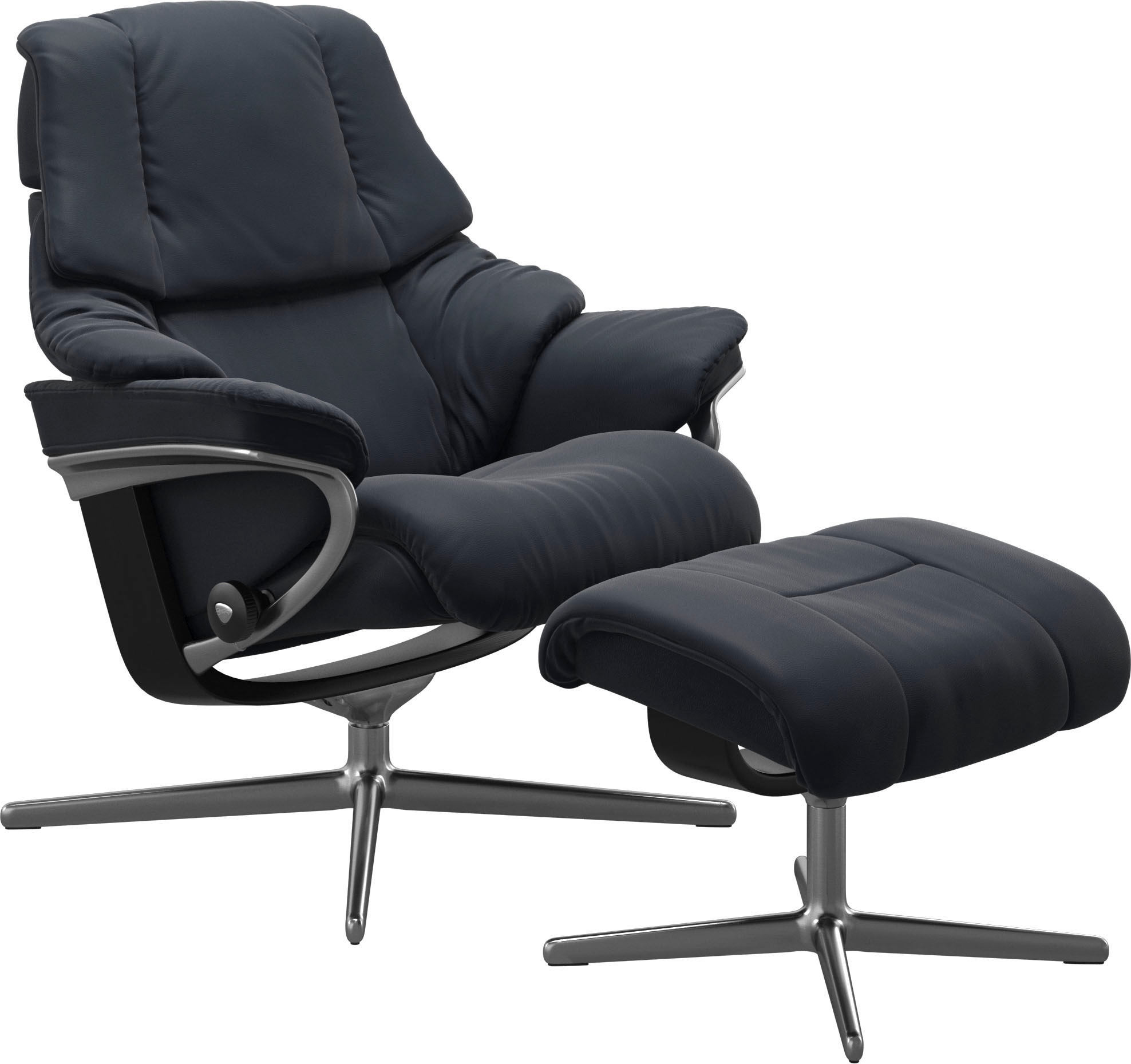Stressless Relaxsessel "Reno" mit Cross Base, Größe S, M & L, Holzakzent Sc günstig online kaufen