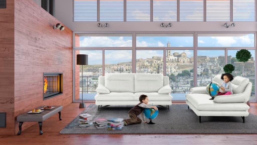 CALIA ITALIA 2,5-Sitzer "Cezanne, italienisches Design trifft erstklassigen Sitzkomfort, Leder" Edles Designsofa in besonders langlebigen & pflegeleichten Lederarten