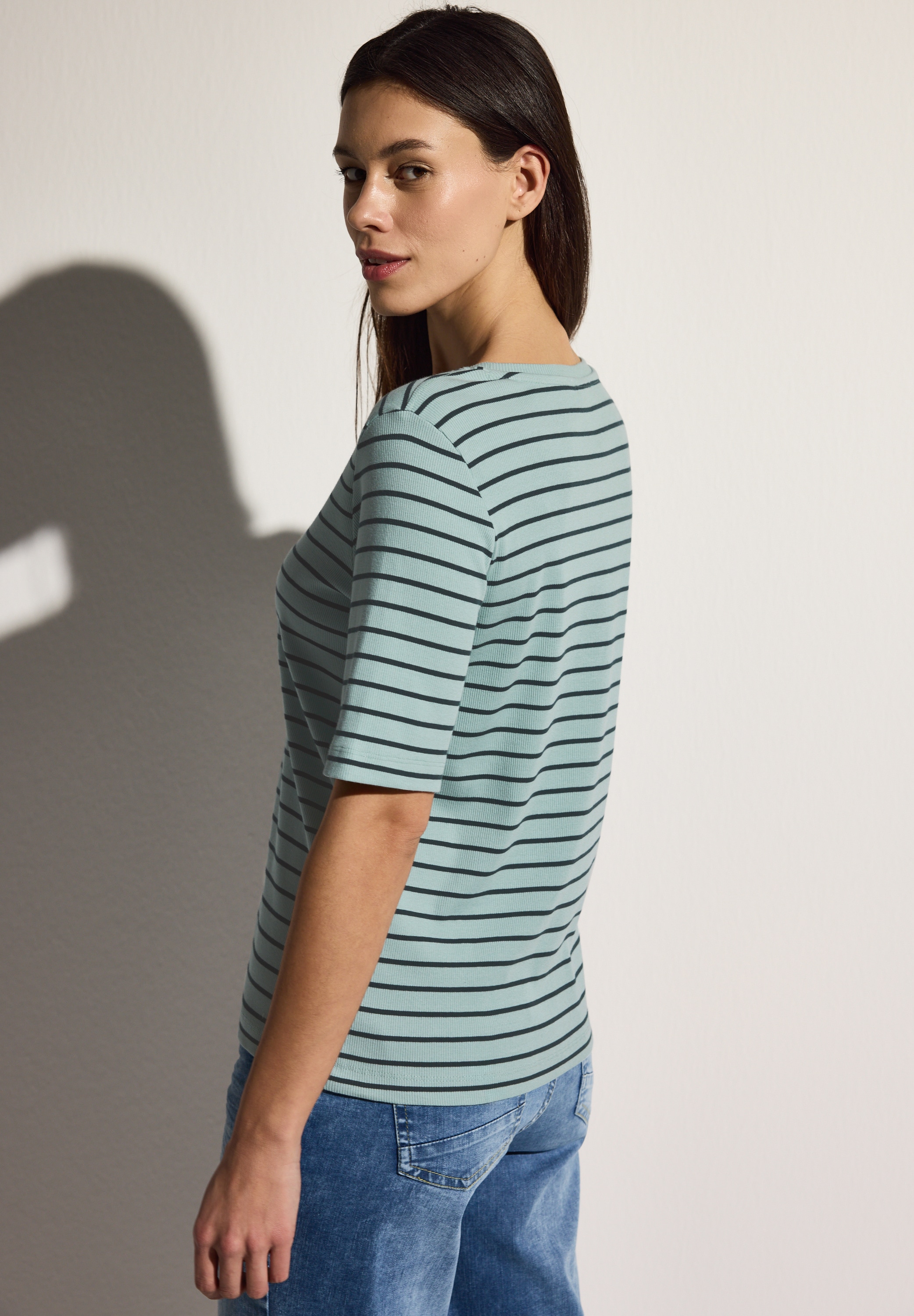 Cecil T-Shirt, mit Streifen Muster
