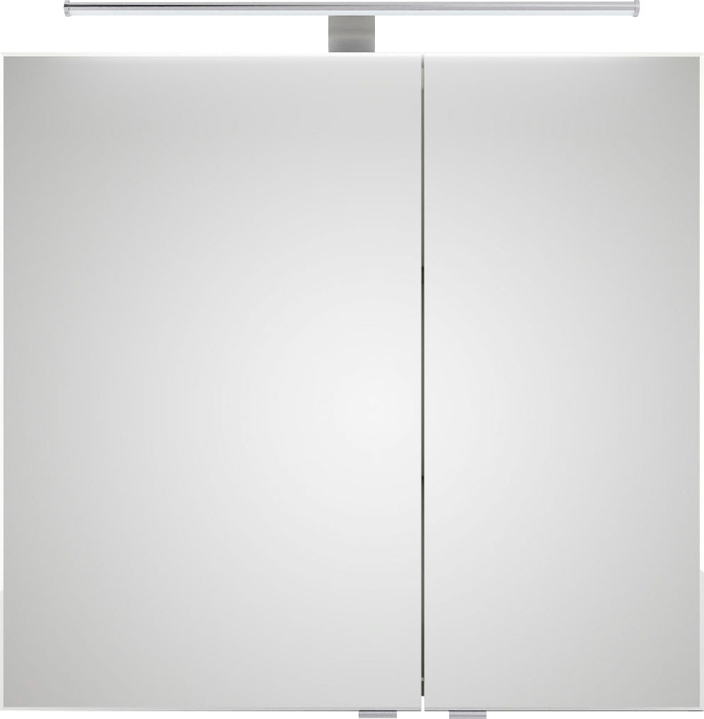 Saphir Badmöbel-Set »6005 Sprint 2-teilig, Keramik-Waschtisch mit LED-Spiegelschrank«, (2 St.), Waschplatz 82 cm breit, inkl. Türdämpfer, 2 Türen, 2 Schubladen