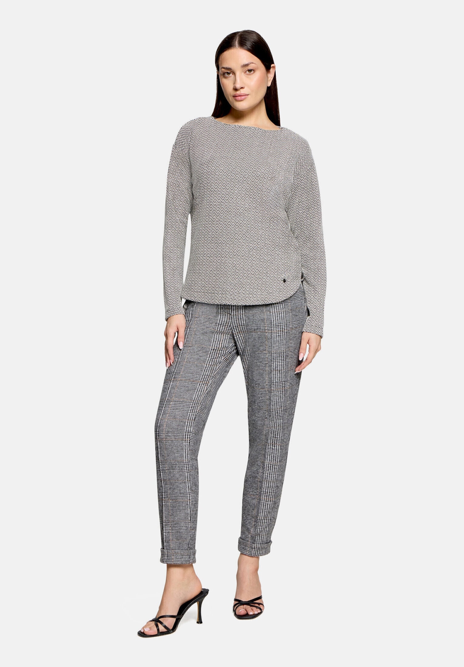 Betty&Co Kurzarmshirt "Damen mit Struktur" 1 Stk.