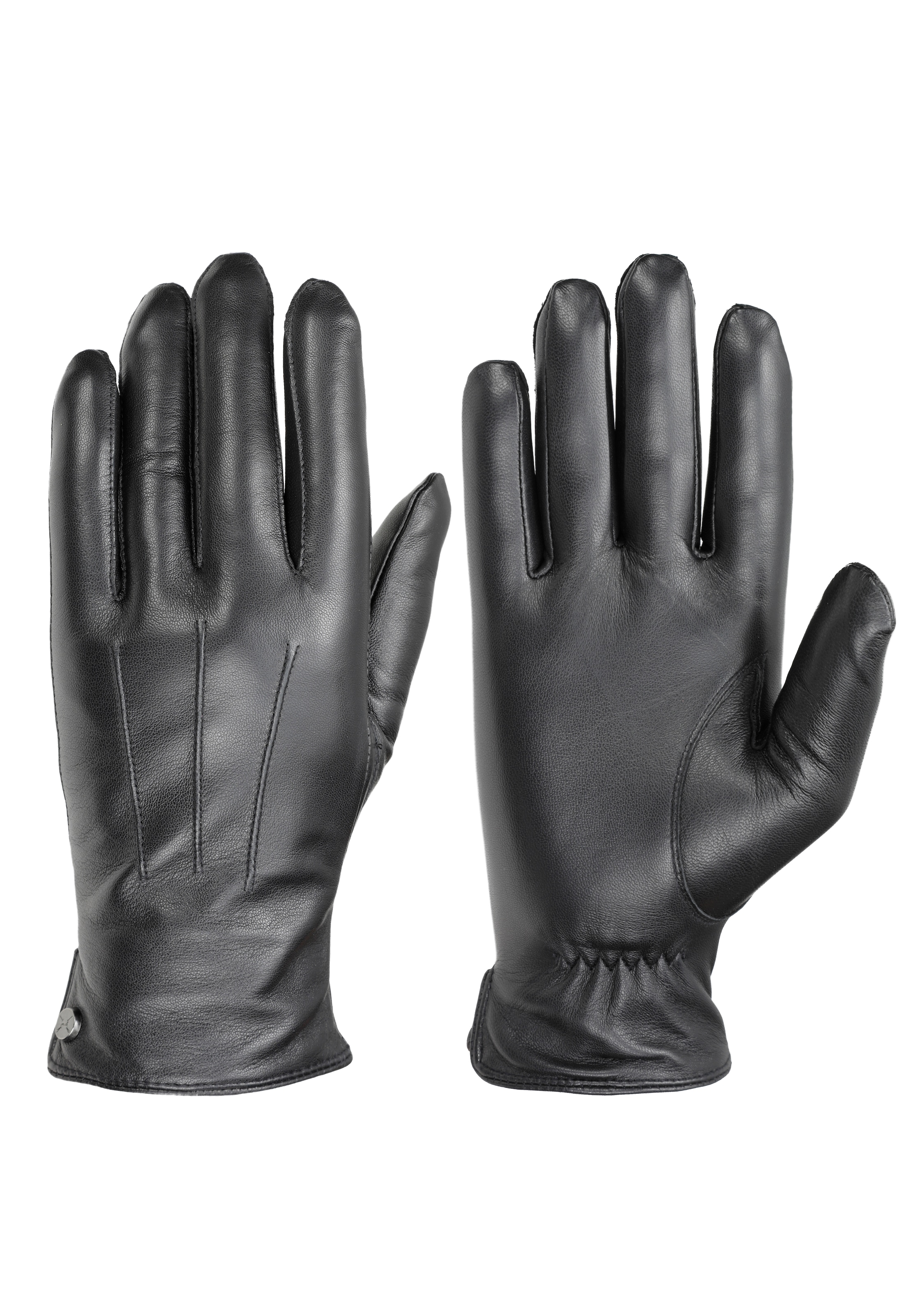 PEARLWOOD Lederhandschuhe "CLIFF", weiches Fleecefutter, Dekorative Ziernäh günstig online kaufen