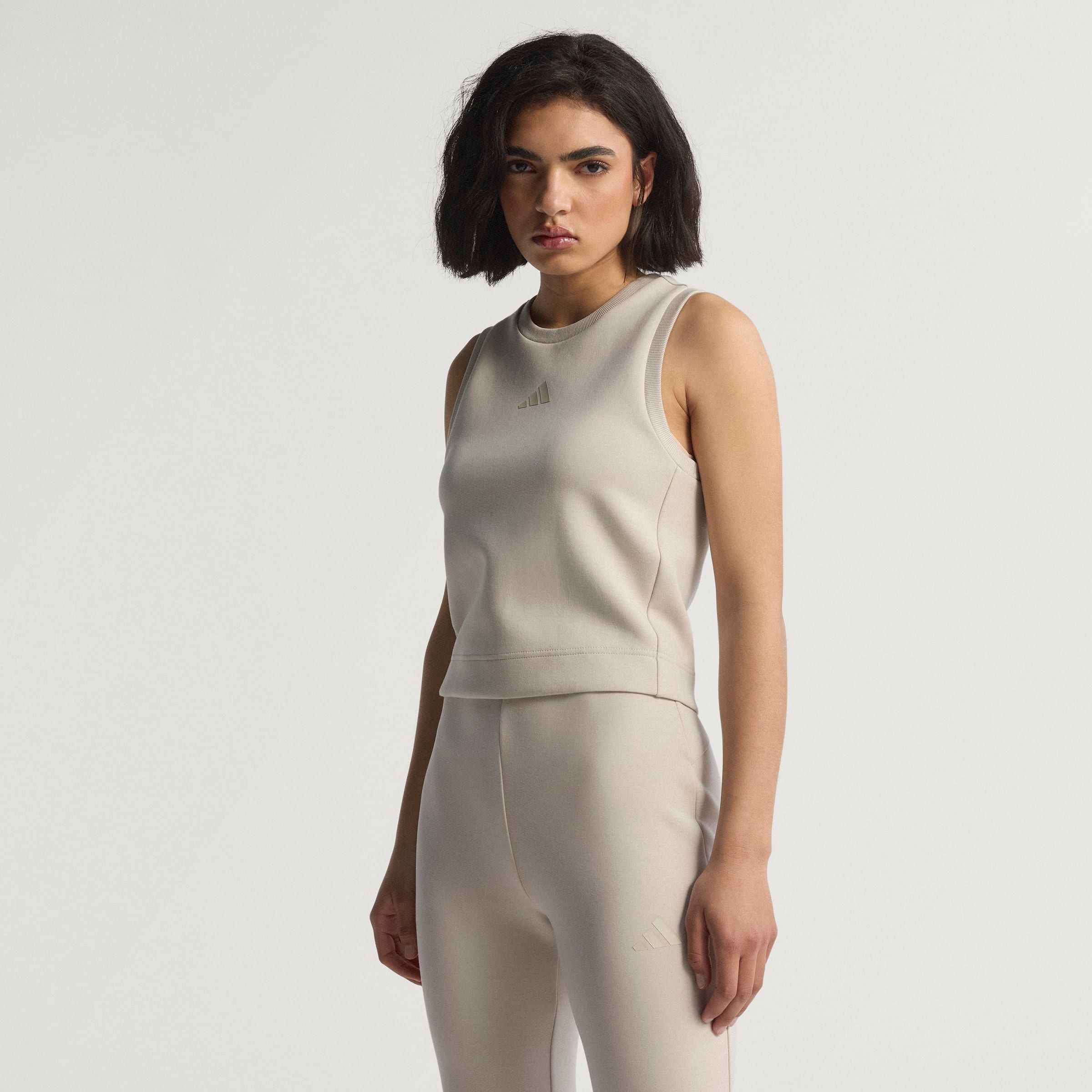 adidas Sportswear Tanktop "SOFT LUX" schmal geschnitten, aus dehnbarem Spac günstig online kaufen