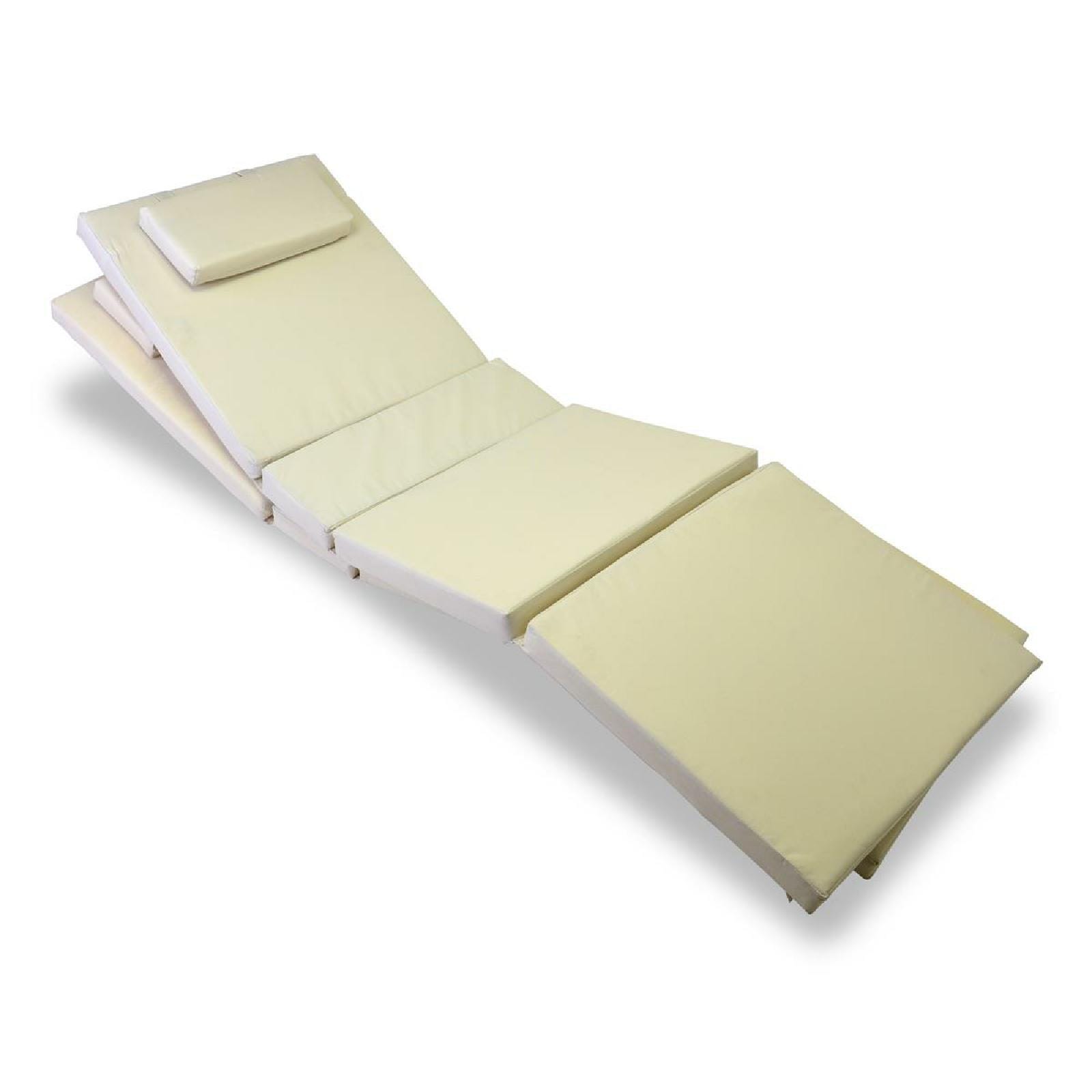 VCM Gartenliege "Auflage für Sonnenliege mit Kopfkissen creme" günstig online kaufen