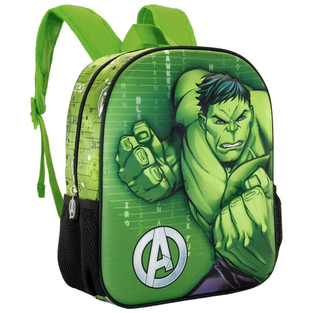 Karactermania Kinderrucksack »Hulk, 3D, klein«