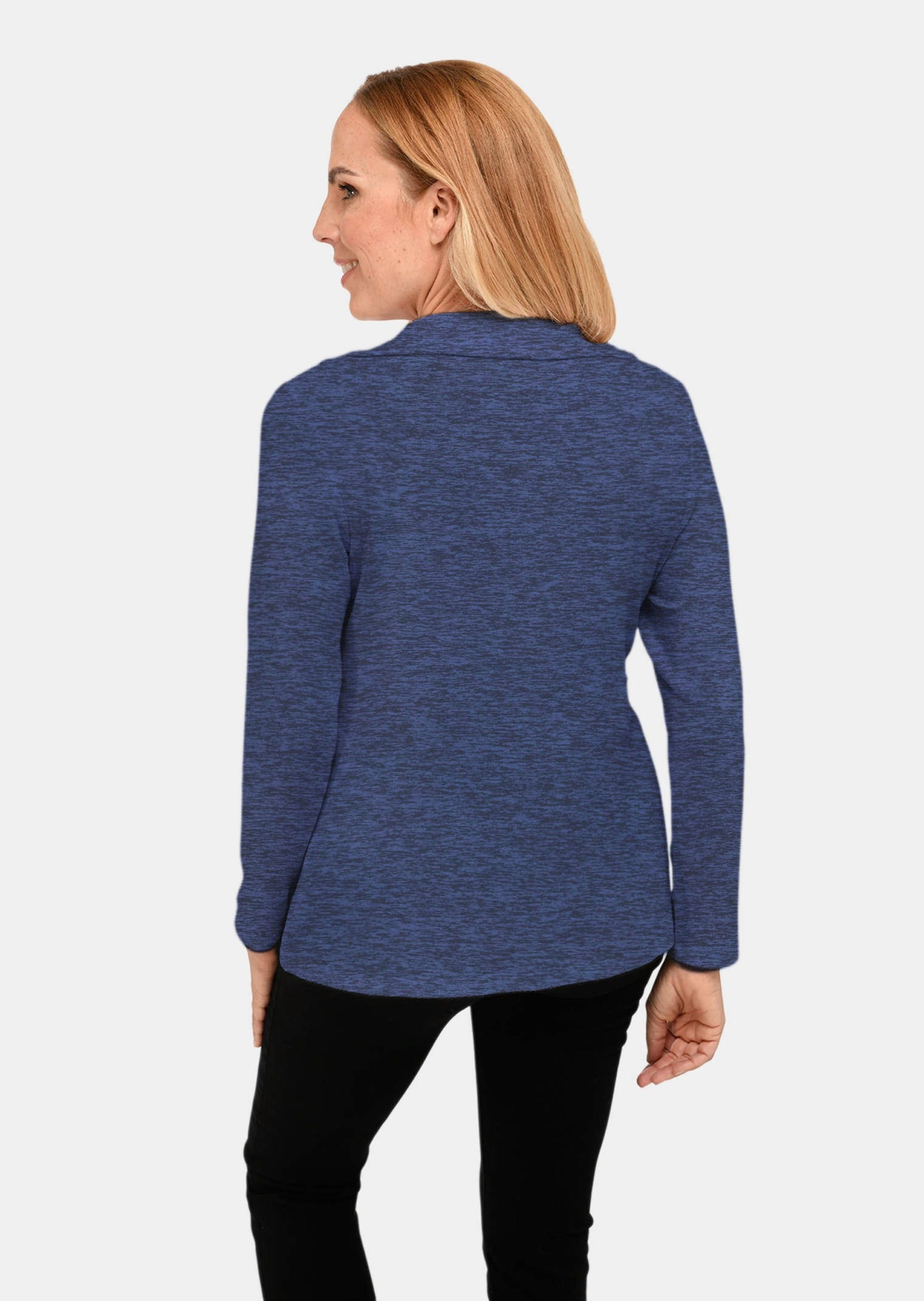 GOLDNER Longpullover »Flausch-Shirt Flauschiges Troyer- Shirt«