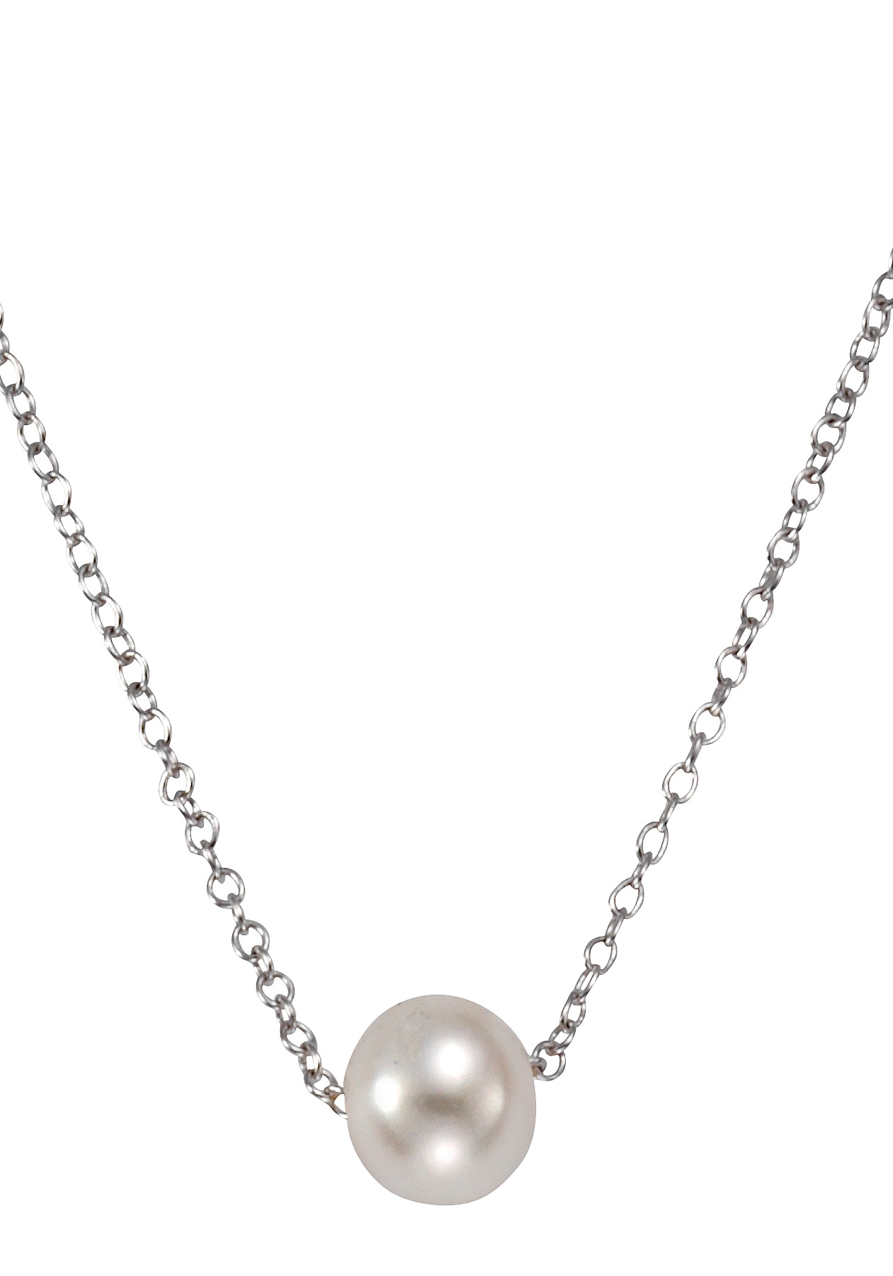 Firetti Perlenkette »Schmuck Geschenk, Perlenkette schwebende Perle,  Halskette, Anlass«, mit Süßwasserzuchtperle für bestellen | BAUR