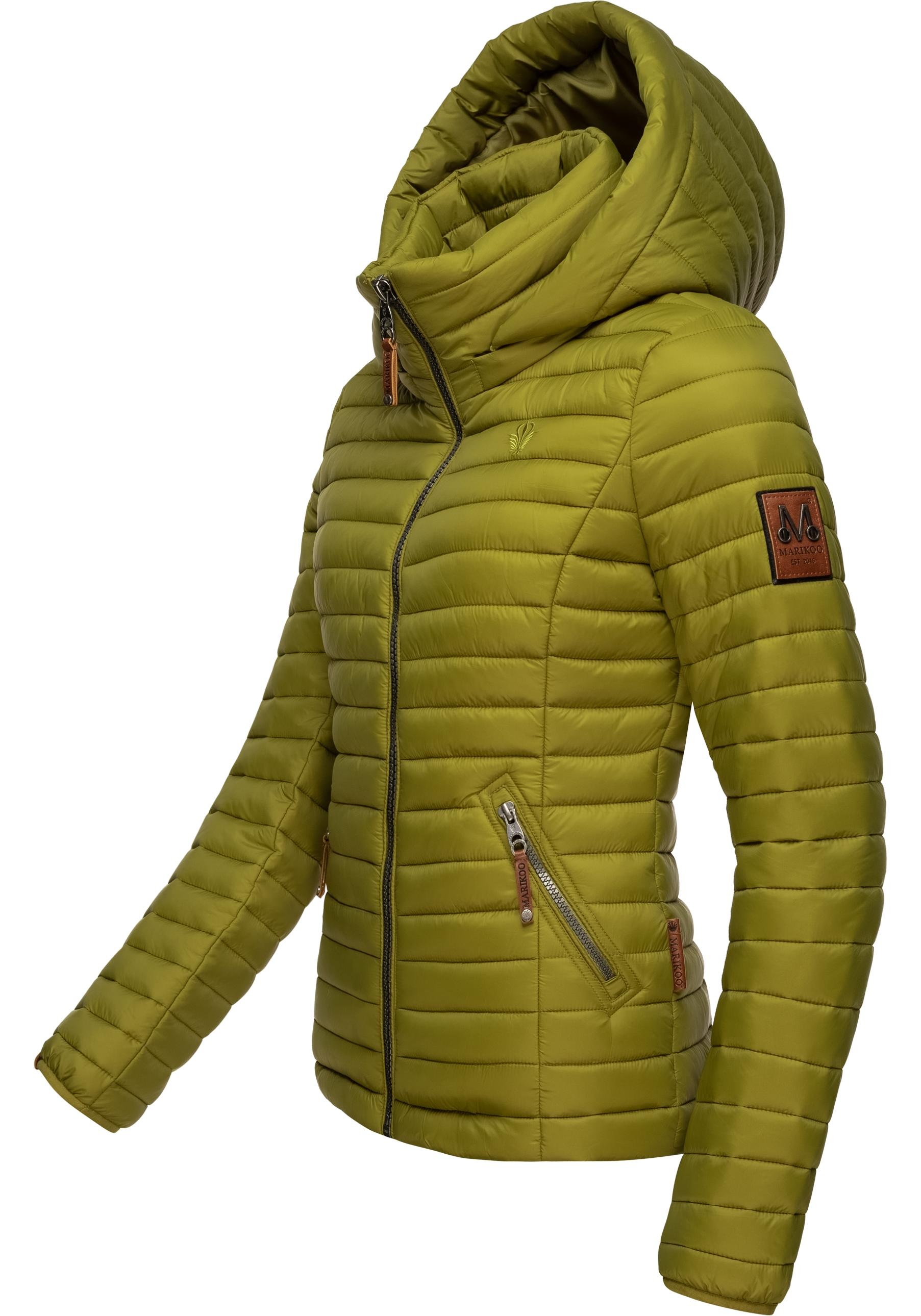 Marikoo Steppjacke "Löwenbaby" mit Kapuze stylische Übergangsjacke mit abne günstig online kaufen