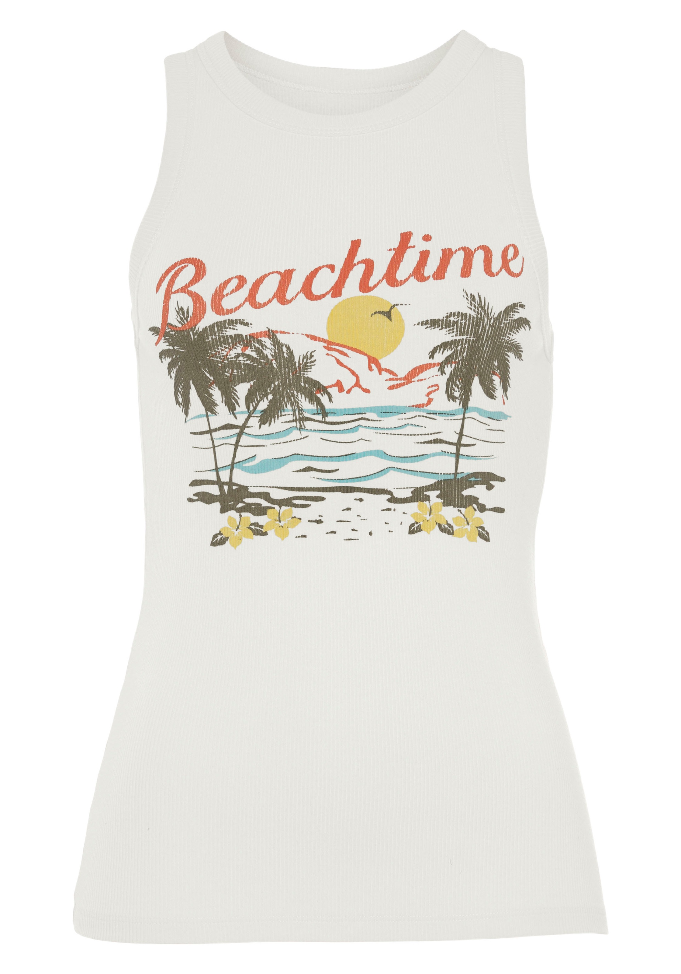 Thumbnail - Beachtime Tanktop, (Packung, 2 tlg.), mit tropischem Druck