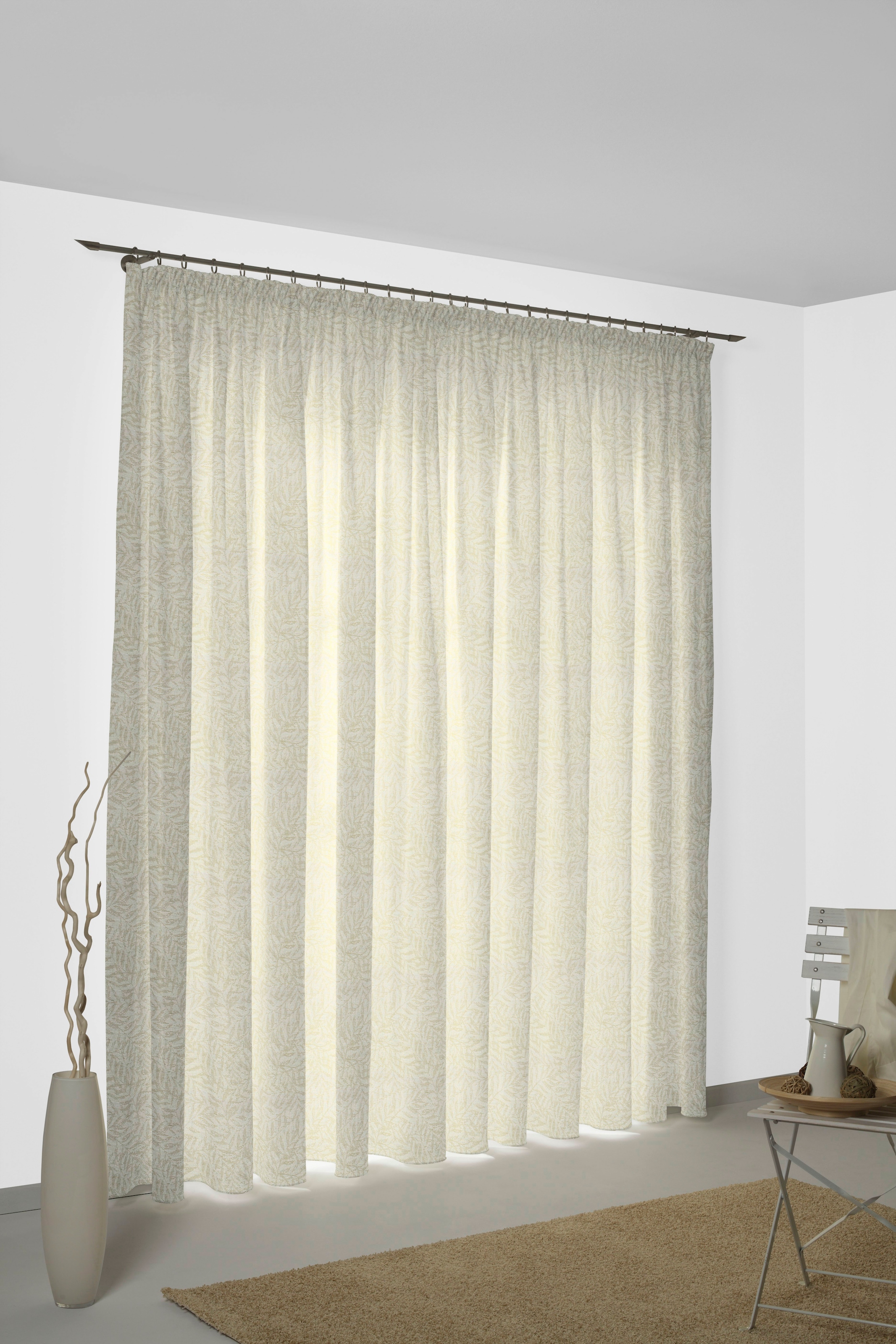 Wirth Vorhang "Gospic" Kräuselband 1 Stk. tlg. günstig online kaufen