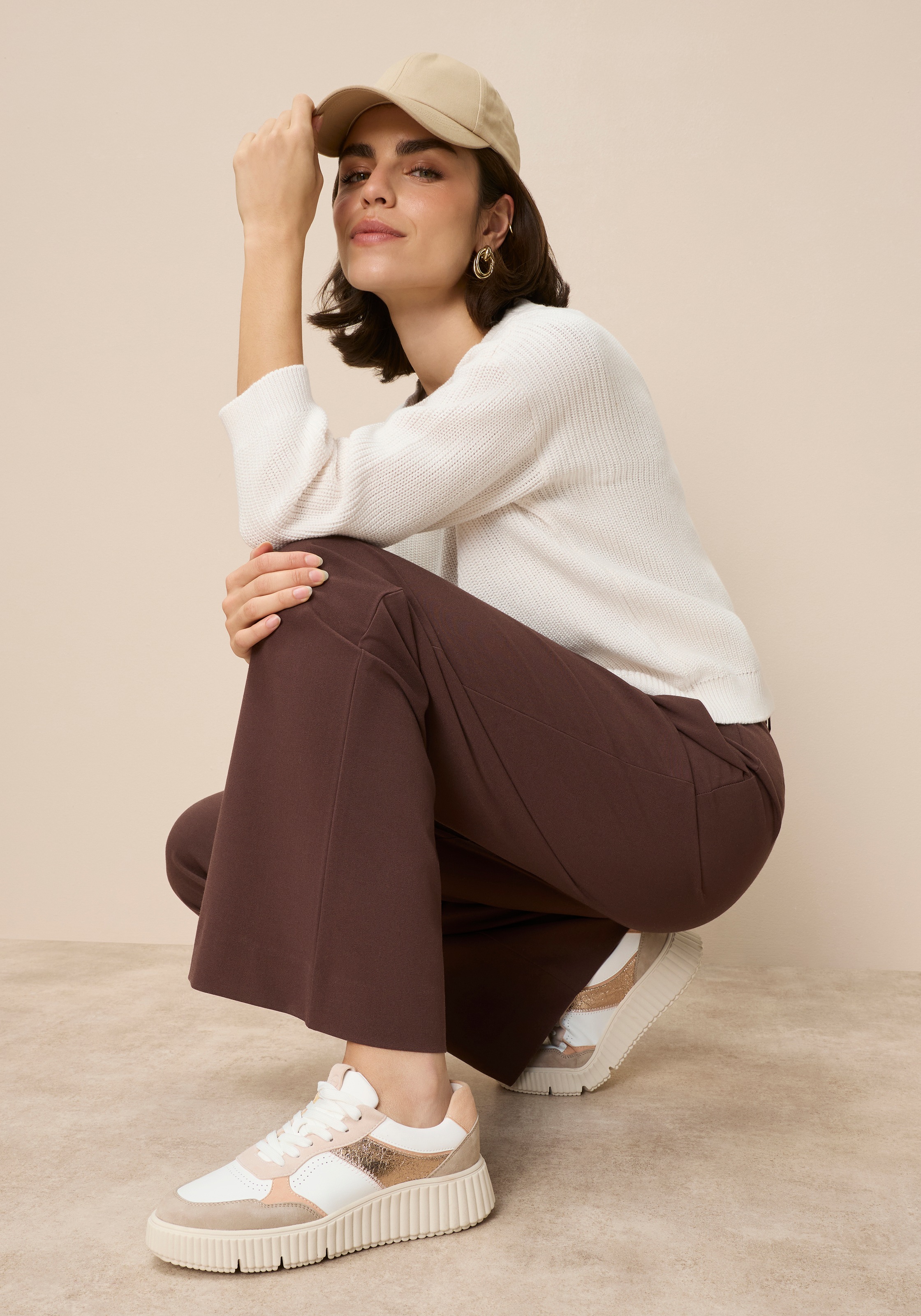 Thumbnail - Tamaris Anzughose mit weitem Bein