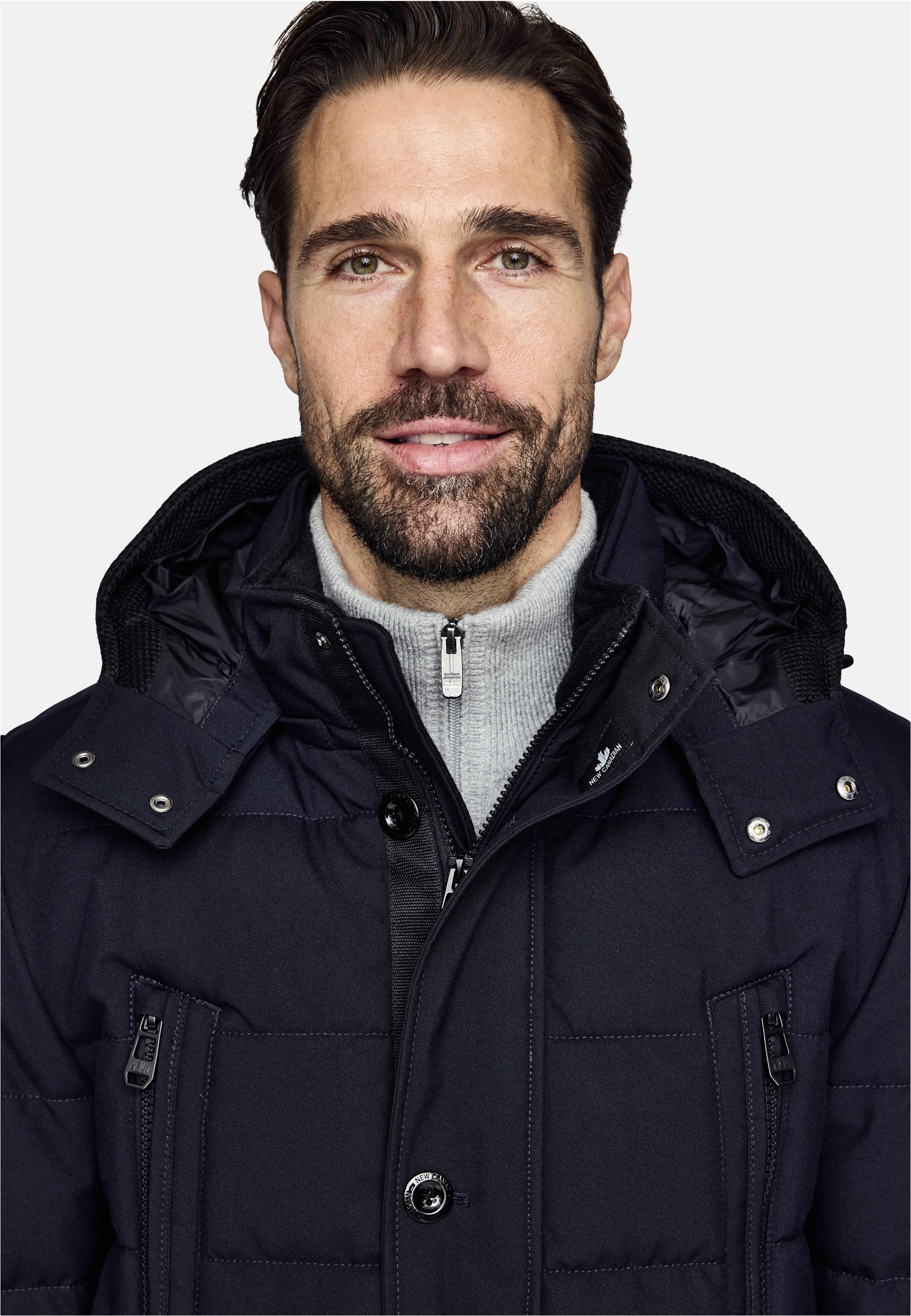 New Canadian Parka, mit Fleece-Einsatz am Innenkragen