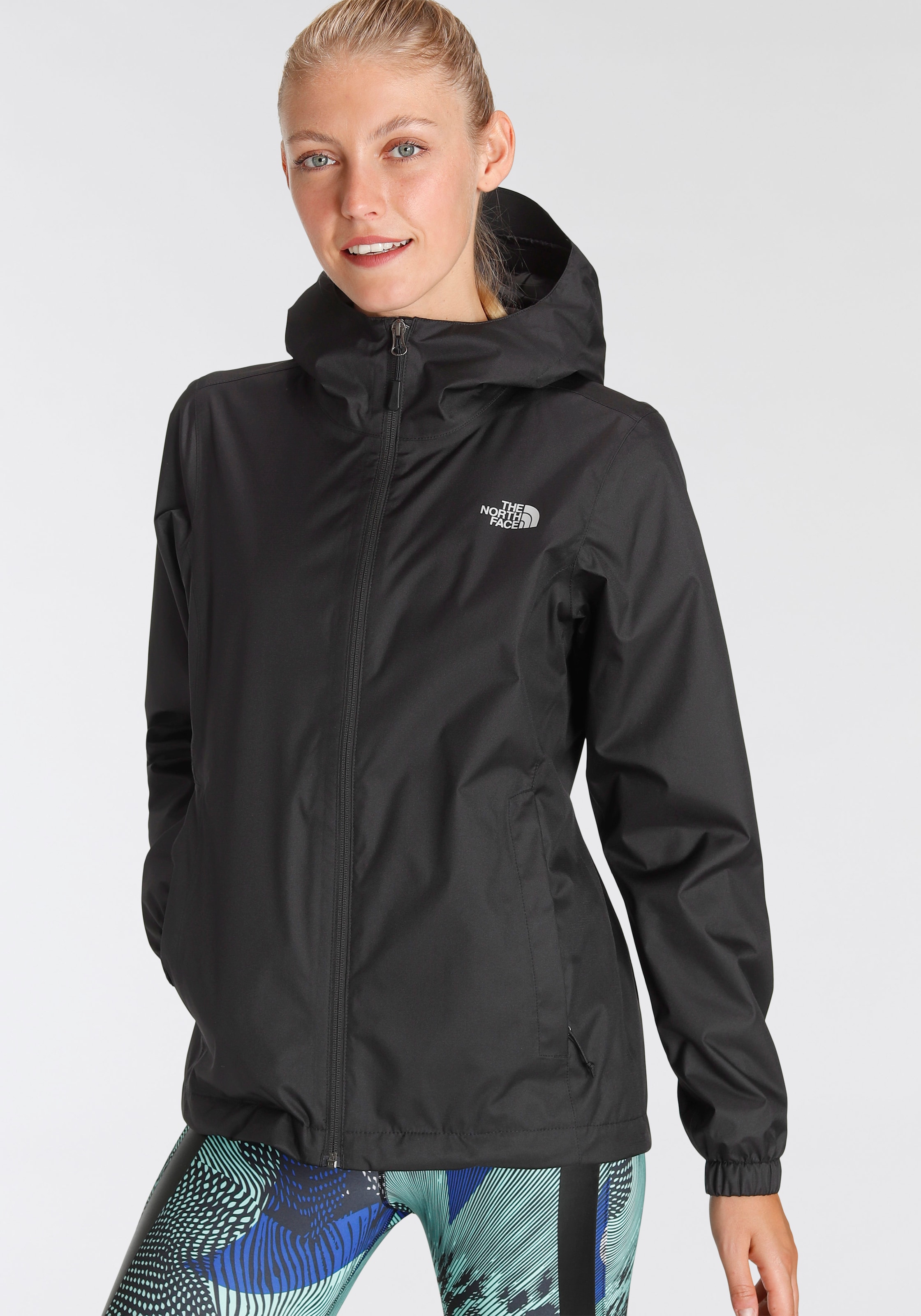 The North Face Regenjacke "QUEST", mit Kapuze, Wasserdicht & Winddicht & Atmungsaktiv