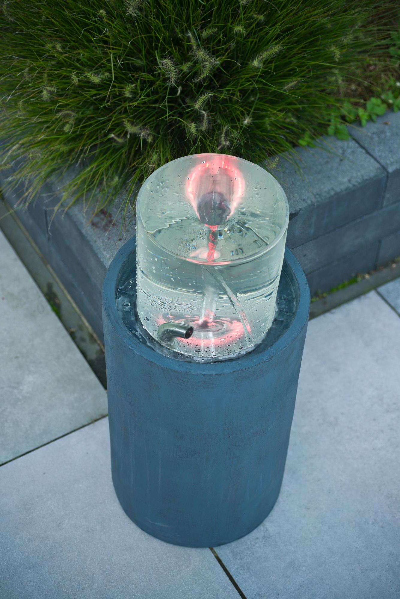 AcquaArte Gartenbrunnen »Wasserspiel SALEMI«, Komplettset, mit Multi-Color-LED-Beleuchtung und Strudeleffekt