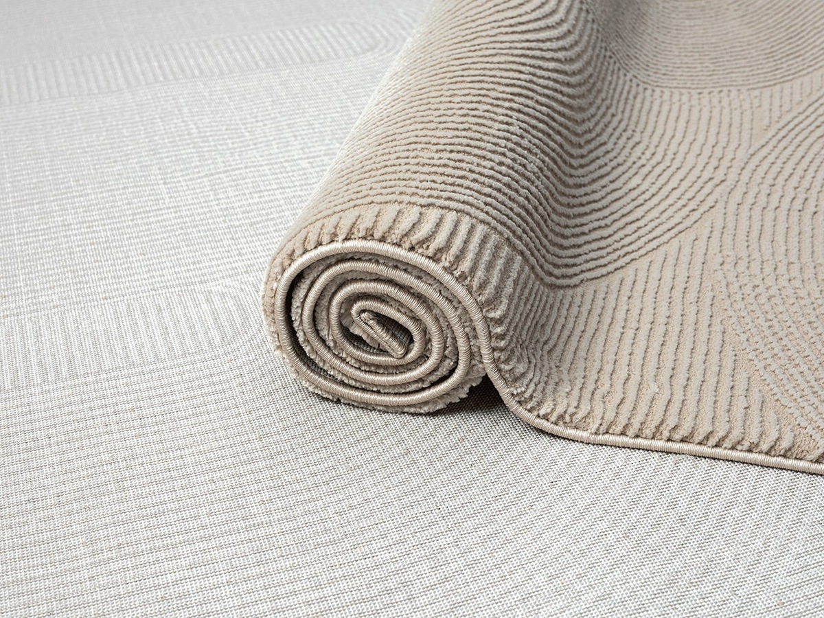 Thumbnail - the carpet Teppich "Lima" rechteckig 12 mm Höhe Designer Teppich Flor 1 recyceltem Polyester waschbar