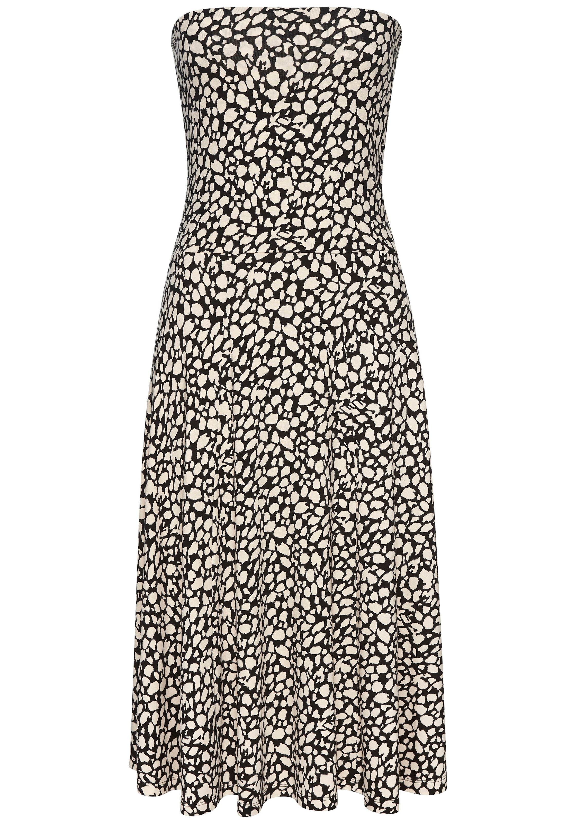 LASCANA Strandkleid, mit verschiedenen Tragemöglichkeiten, Jerseykleid, Strandrock