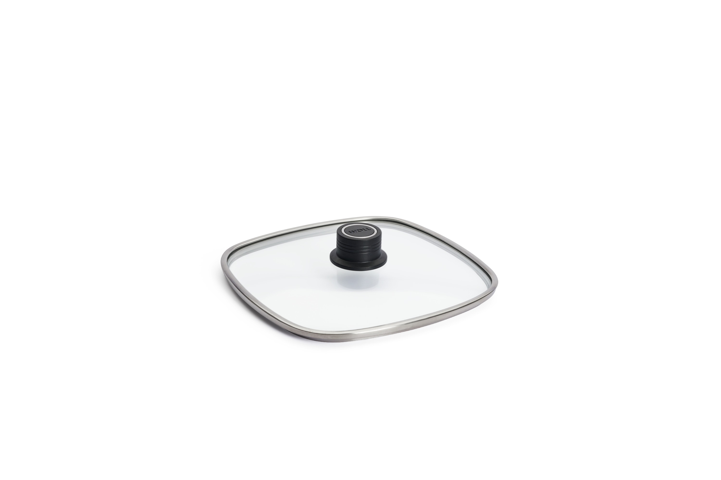 WOLL "WOLL Eco Logic Sicherheitsglasdeckel, viereckig" Hitzebeständig, Spülmaschinengeeignet, für Pfannen und Töpfe