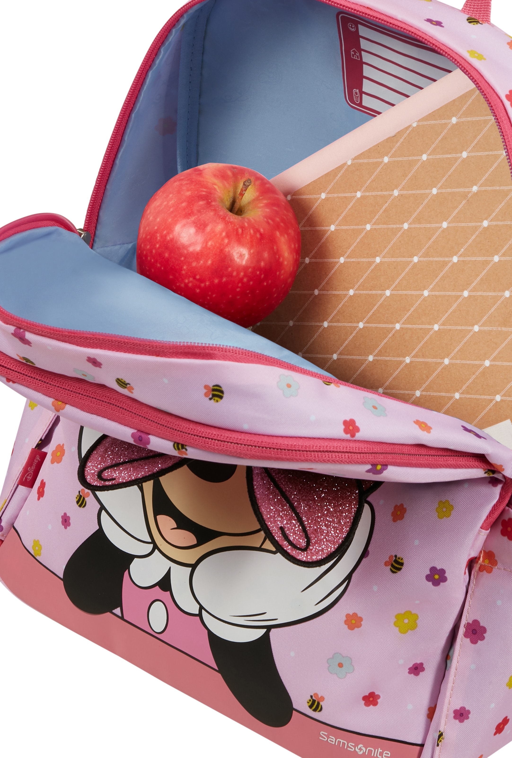 Samsonite Kinderrucksack »DAYDREAM DISNEY, Minnie Flower Power« reflektierende Details