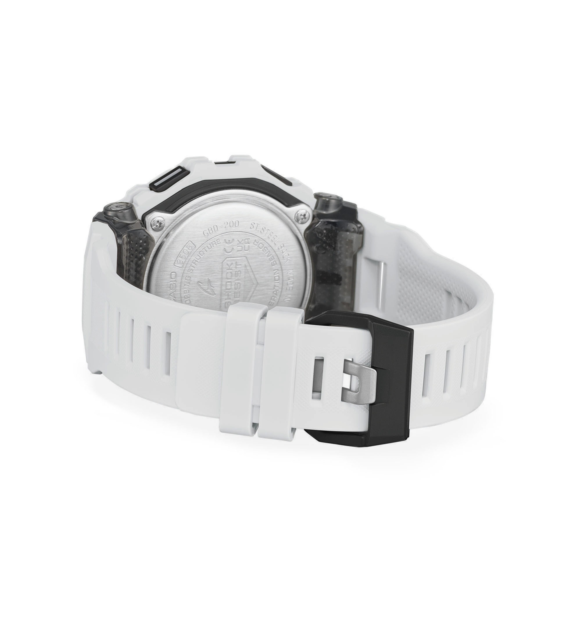 Smartwatch CASIO G-SHOCK "GBD-200-1ER", weißschwarz, weiß, Smartwatches, Herren, Smartwatch, Quarzuhr, Armbanduhr, Herrenuhr, Training Planner, Training Log 4