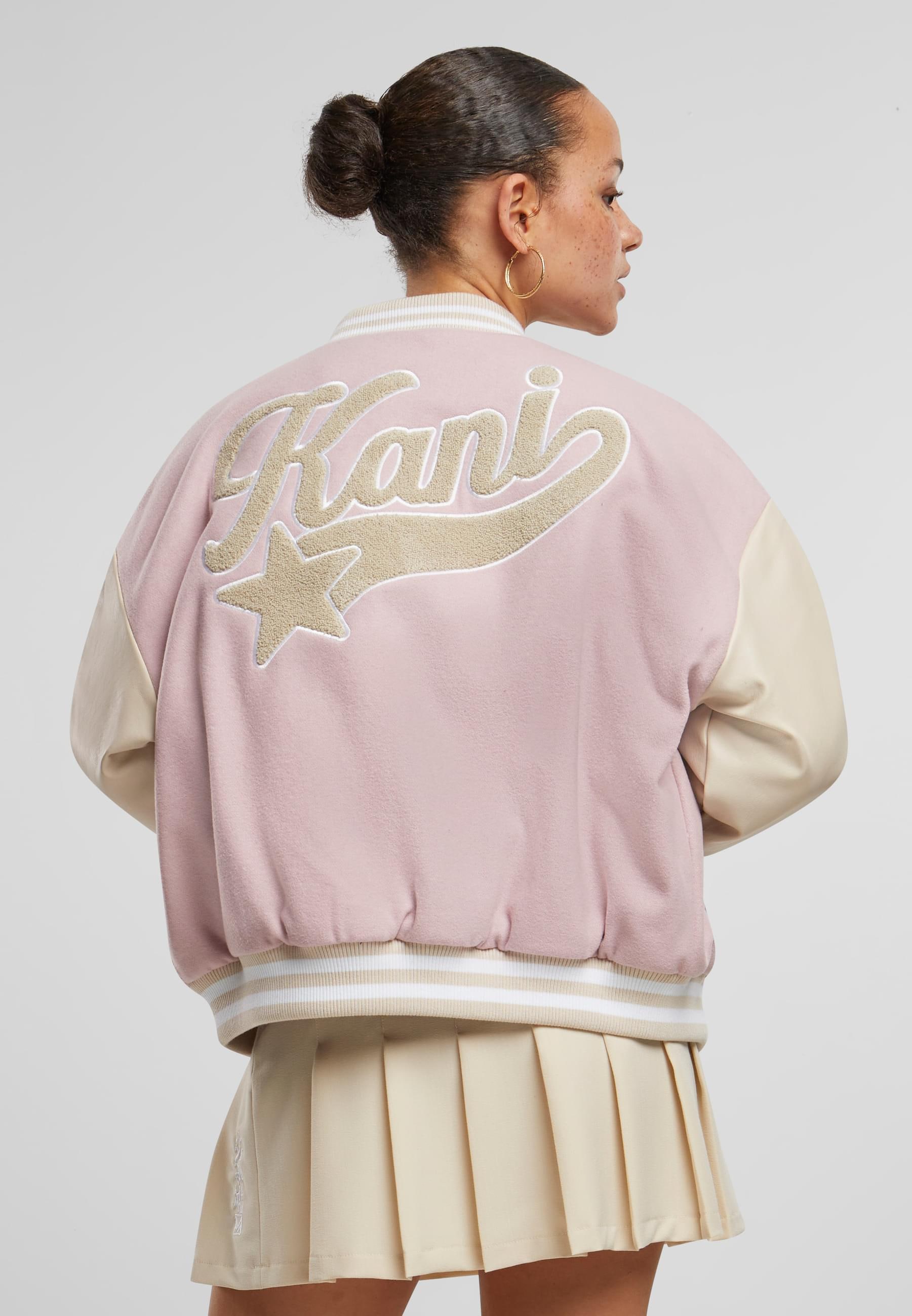Karl Kani Collegejacke »Karl Kani Karl Kani Retro Patch Star Logo OS College Jacket«, (1 St.), ohne Kapuze