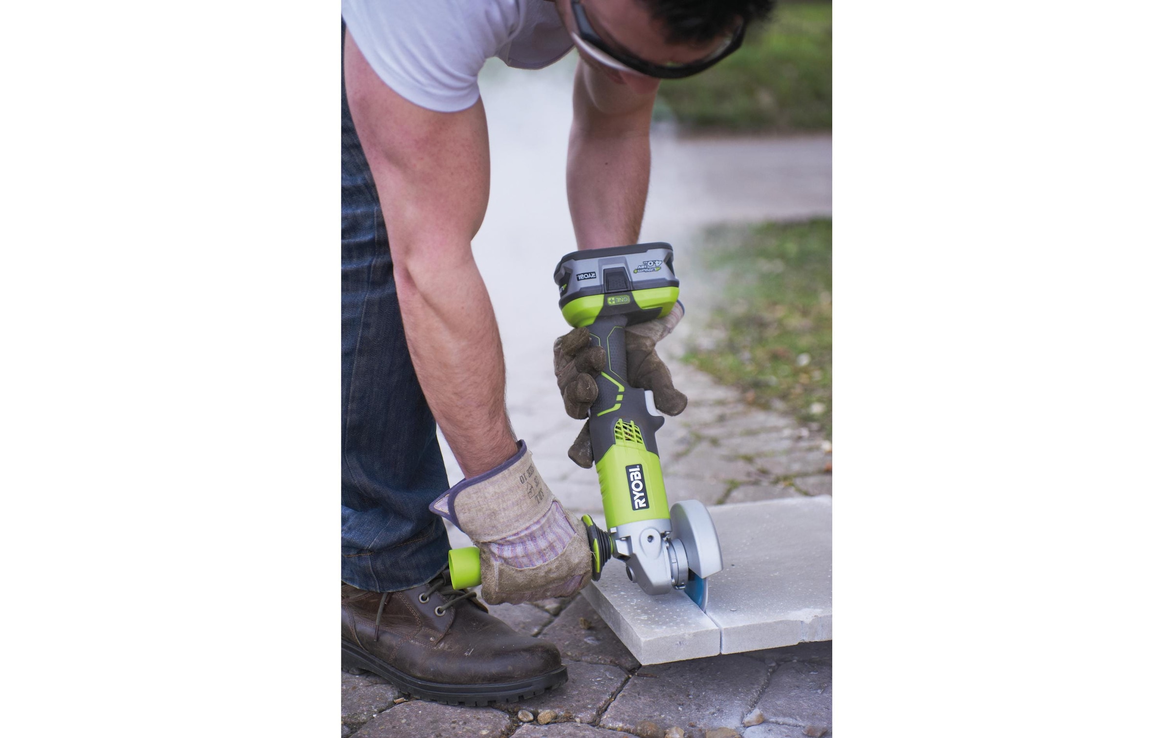 RYOBI Akku-Winkelschleifer »RYOBI R180AG-0, Solo, Ø 115 mm«