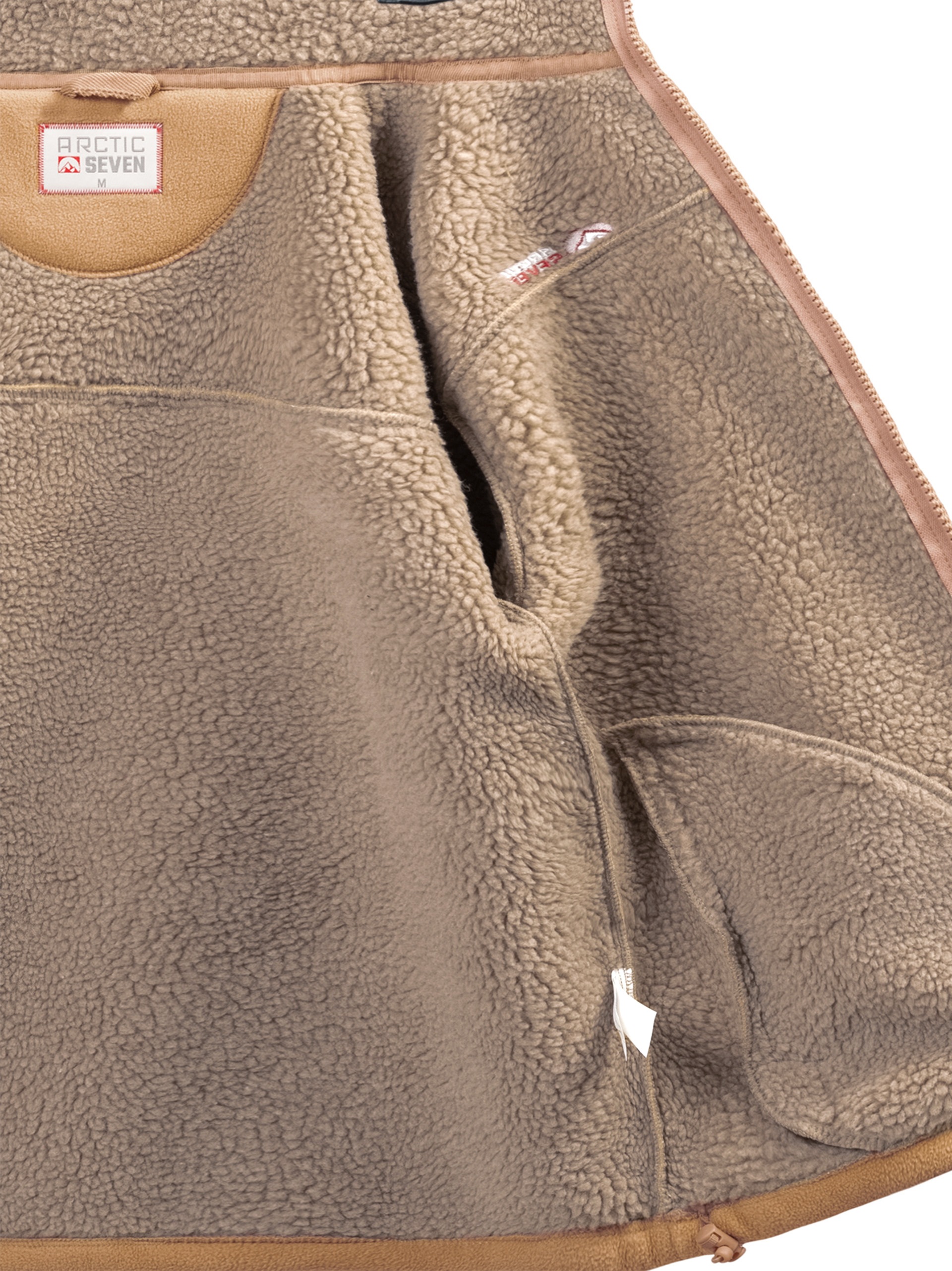 Arctic Seven Fleecejacke »ASZeroo«, mit hoch schließendem Stehkragen