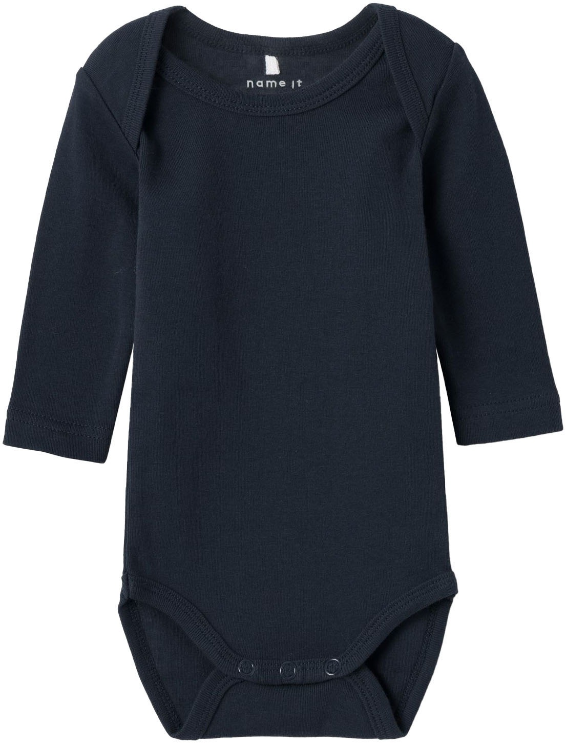 NAME IT Set 3 Body Neonato Manica Lunga – Puro Cashmere, Colore Naturale, Taglia 56 – Unisex