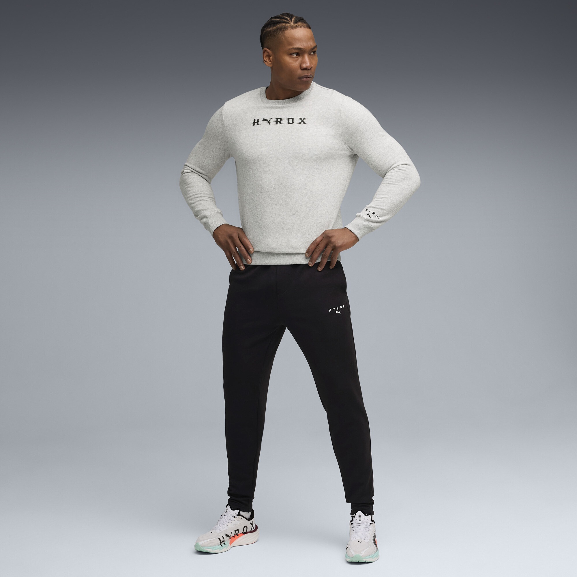 PUMA Sweatshirt »PUMA x HYROX Heavyweight Rundhalsshirt Herren«
