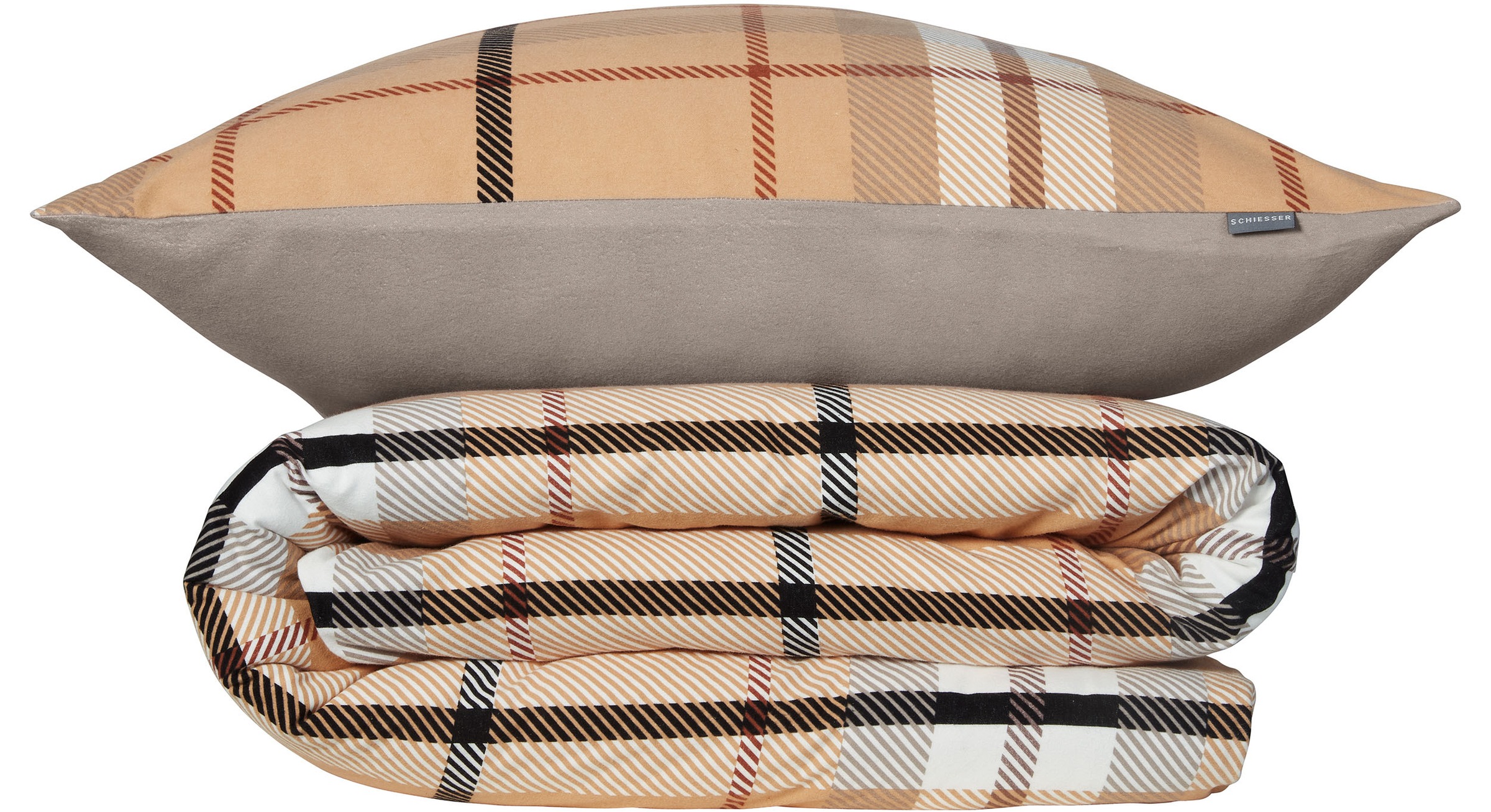 Schiesser Wendebettwäsche "Lenni aus weicher Baumwolle im klassischen Karo" günstig online kaufen
