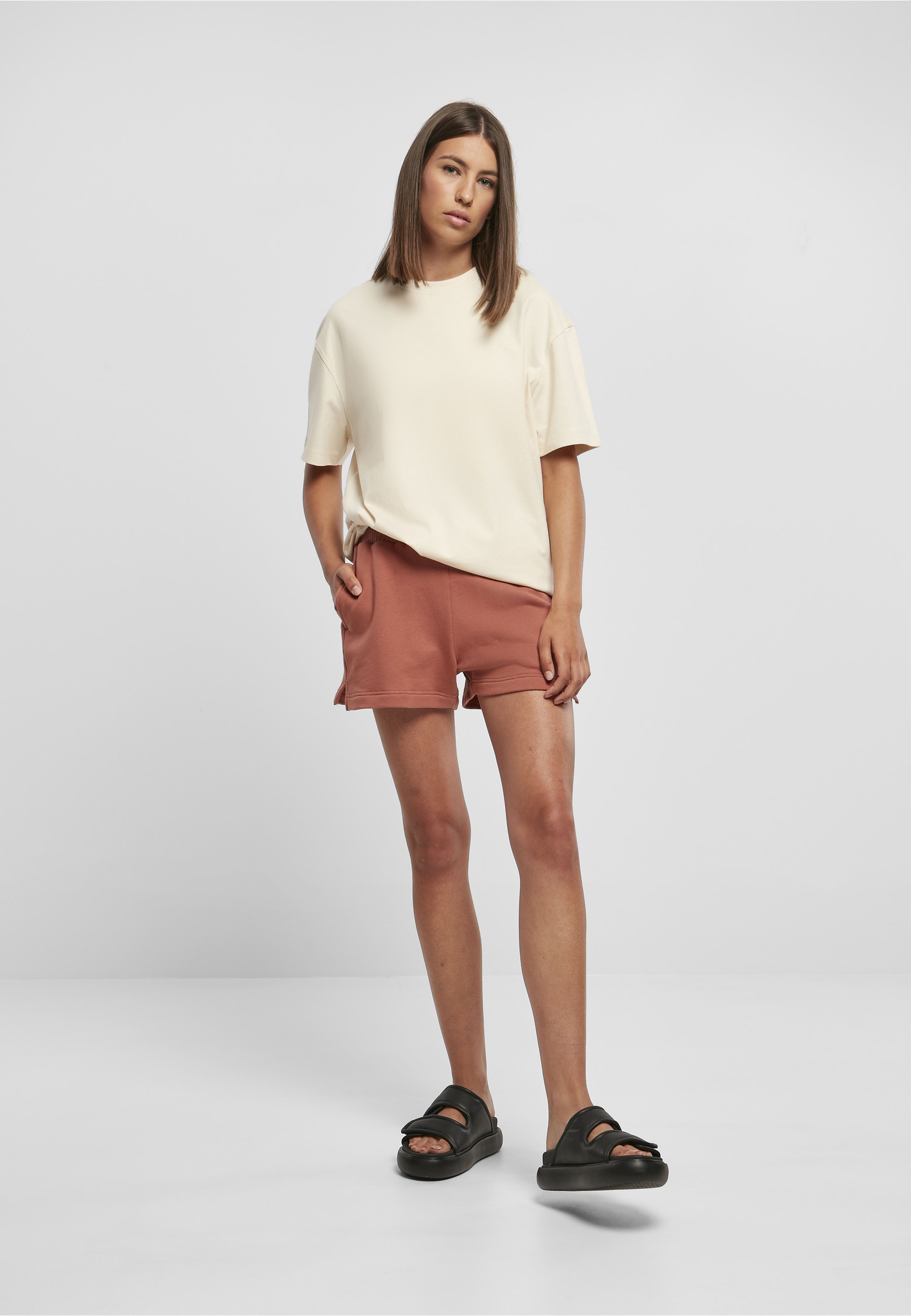 URBAN CLASSICS T-Shirt »Urban Classics Damen Ladies Oversized Boyfriend Tee« 1 Stk.