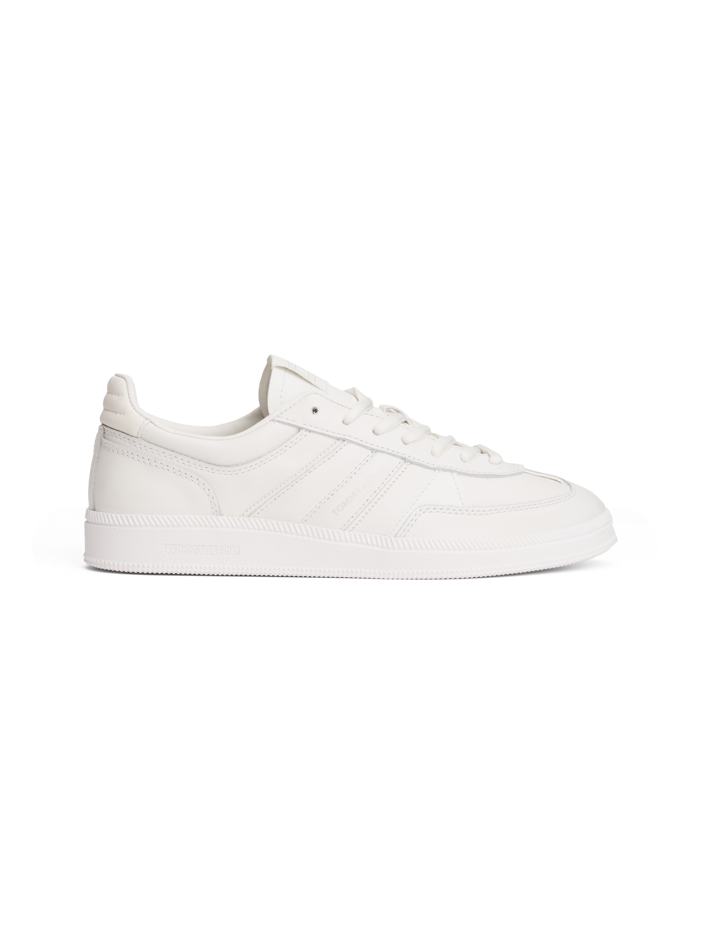 Tommy Jeans Sneaker »THE GREENWICH EDGE FULL LEATHER«, Freizeitschuh, Halbschuh, Schnürschuh im Basket-Style