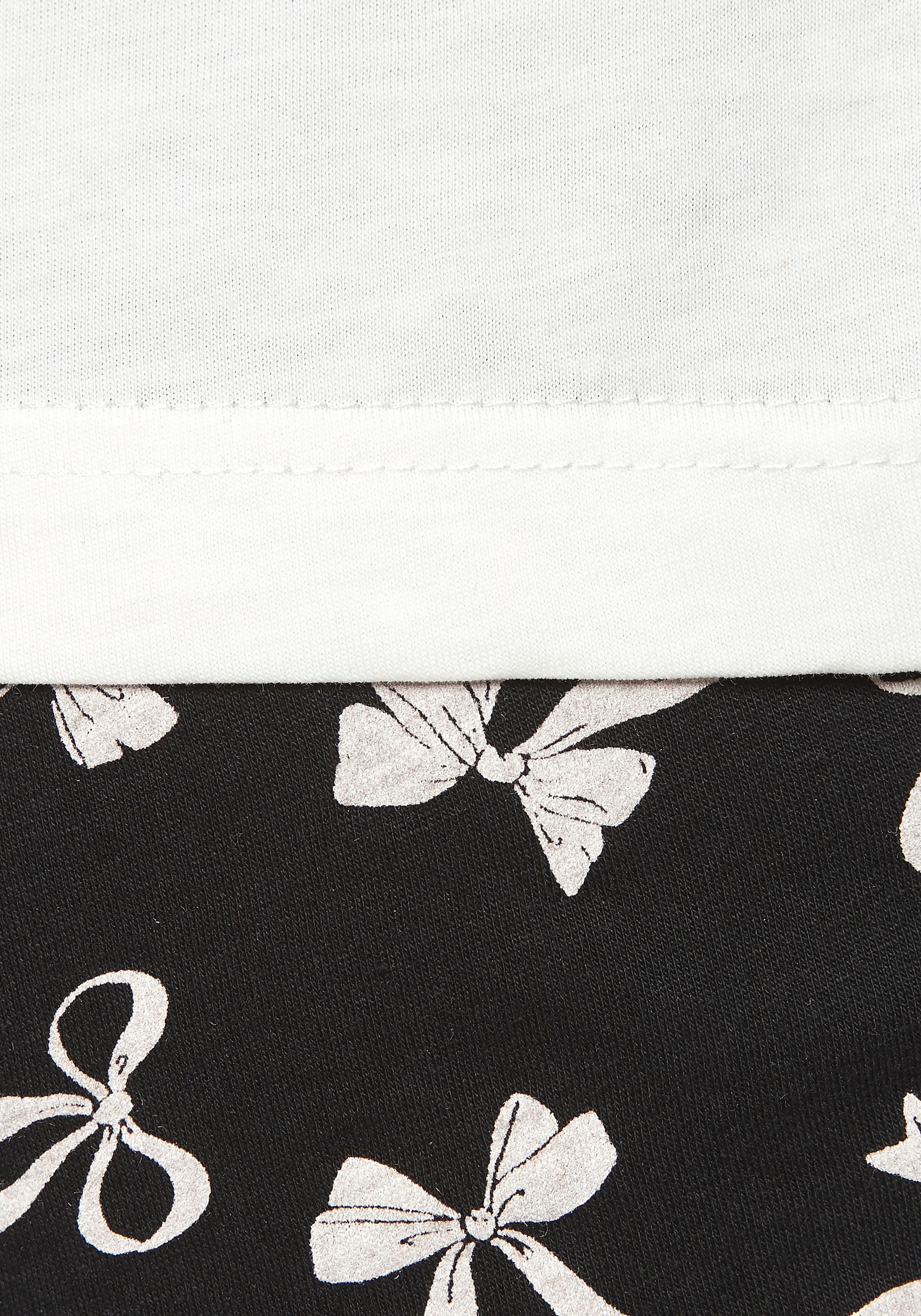 Vivance Dreams Pyjama Set, 2 tlg. Mit süßem Schleifenmuster