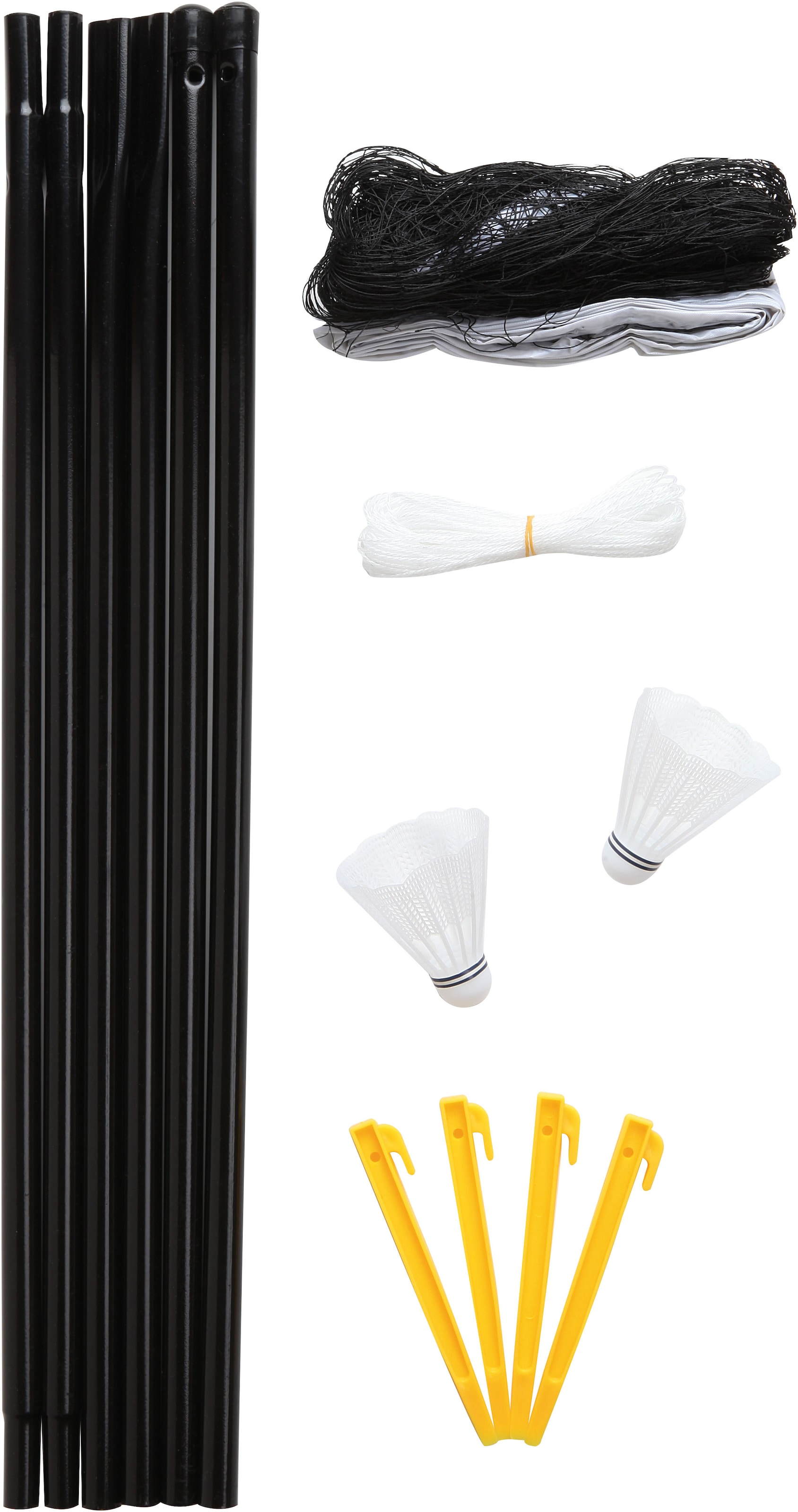 Sunflex Badmintonschläger »Badminton Set Matchmaker 4 Spieler, Schläger, Strand & Wiese«, (Set)