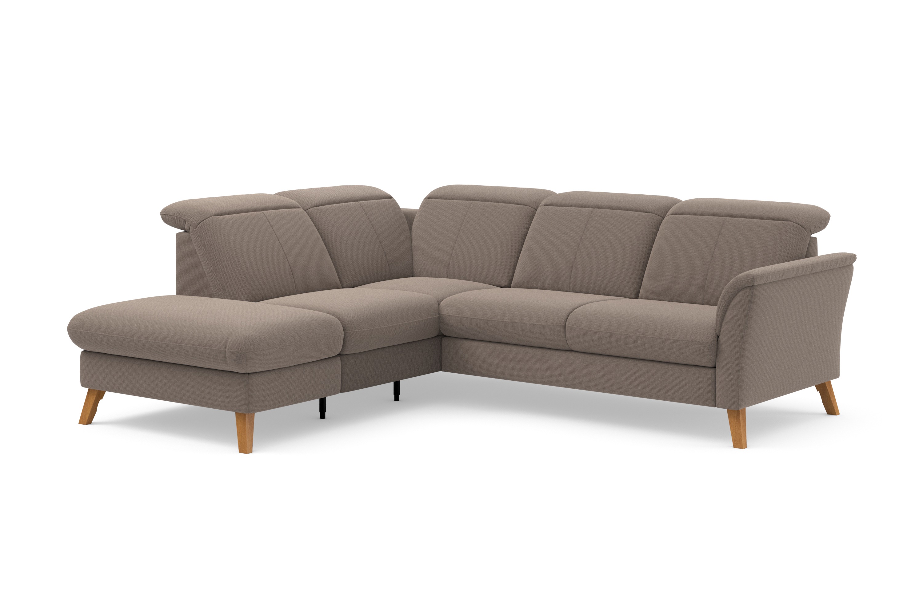 Thumbnail - sit&more Ecksofa "Romero L-Form" wahlweise mit oder ohne TV-Funktion, Bettfunktion, Bettkasten