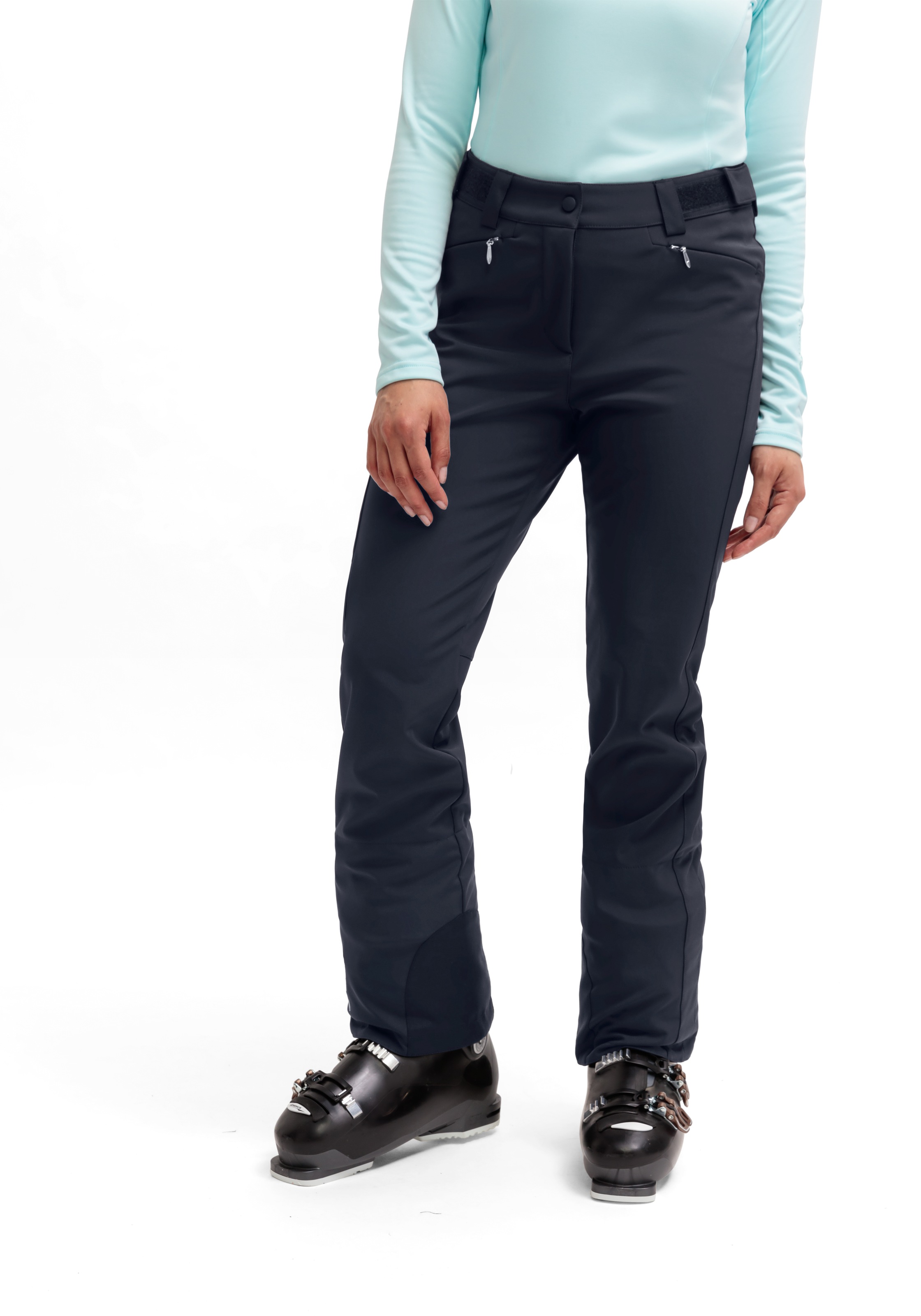 Maier Sports Skihose »Mary 2.0«, Damen Softshellhose, atmungsaktiv und winddicht, Slim Fit