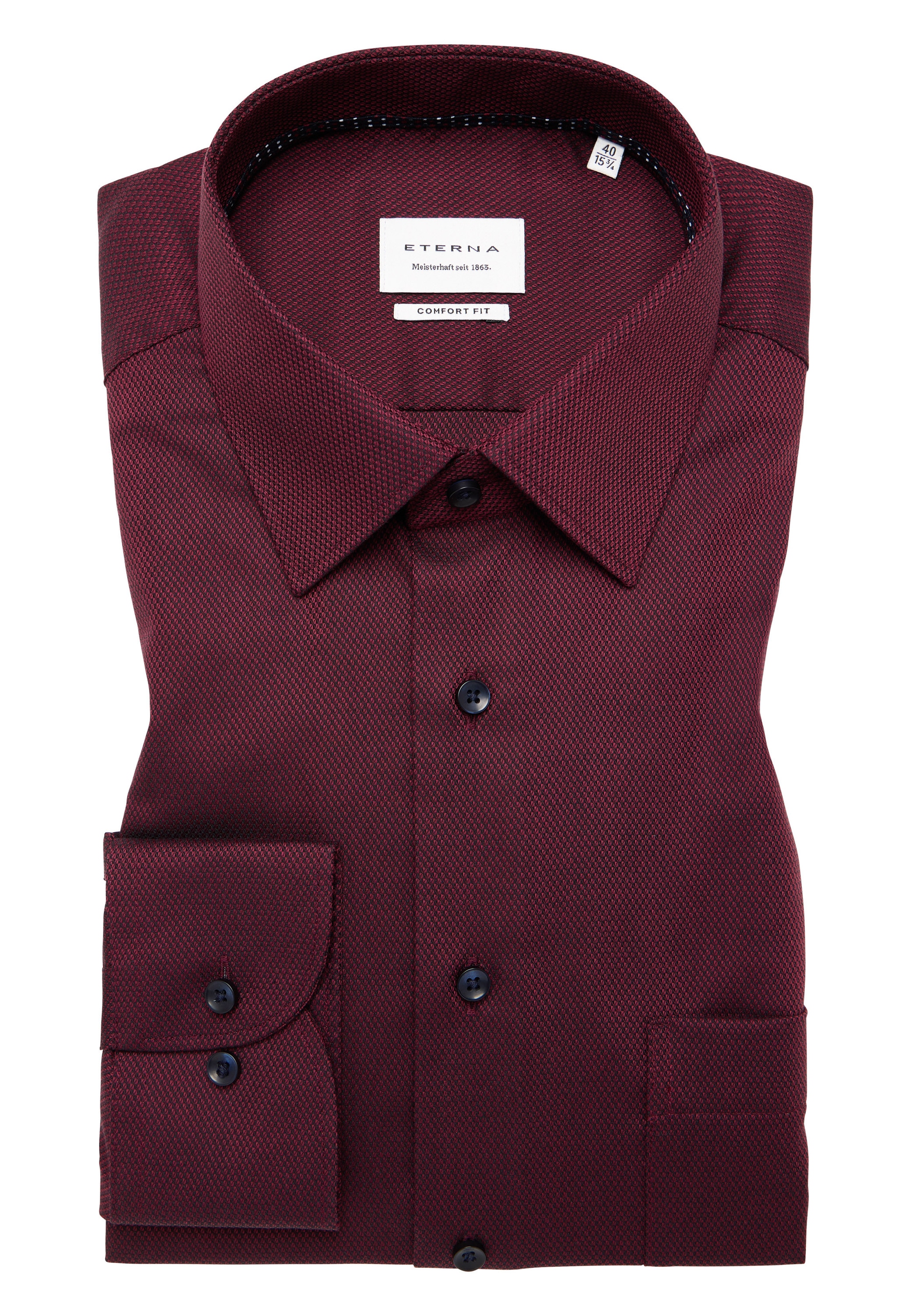 Eterna Langarmhemd »COMFORT FIT« NON IRON (bügelfrei)