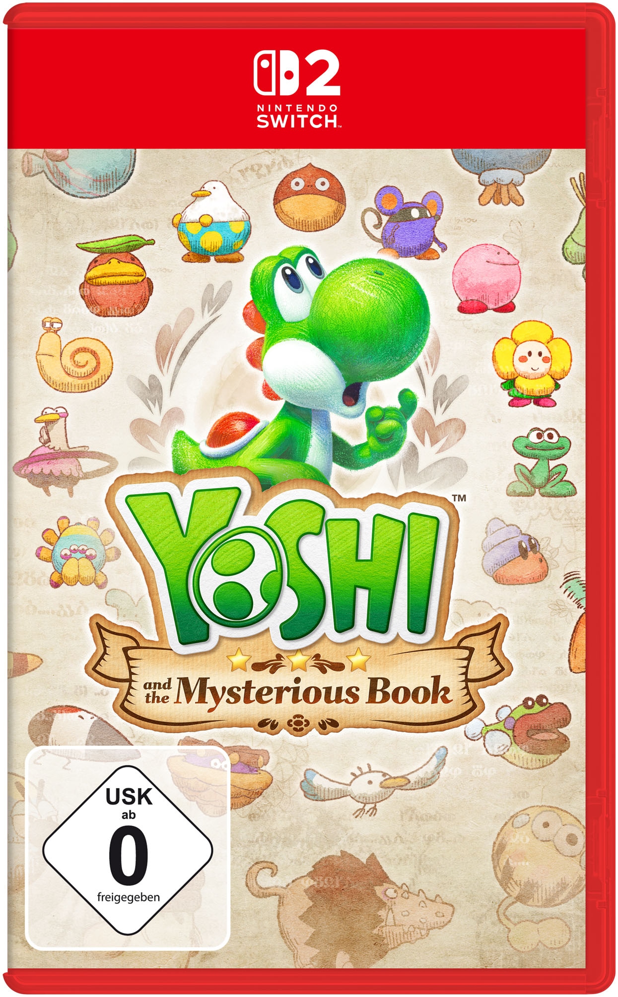 NINTENDO SWITCH Spielesoftware "Yoshi and the Mysterious Book", Nintendo Switch 2, bunt, Spielesoftware