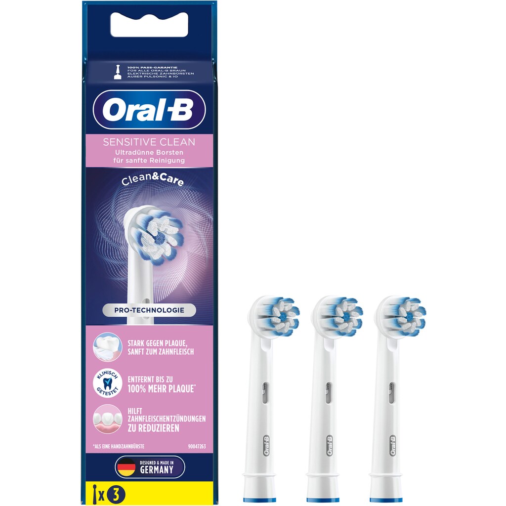 Oral-B Aufsteckbürsten »Sensitive Clean«