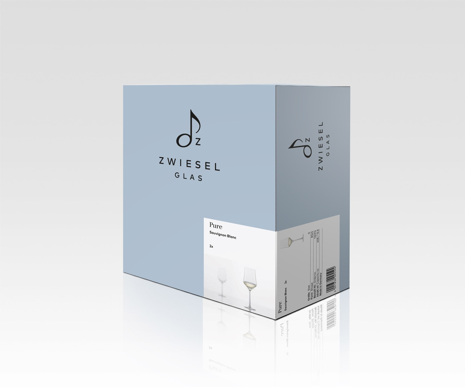 Zwiesel Glas Weißweinglas »Weißweingläser Pure 408 ml 2er Set transparent«