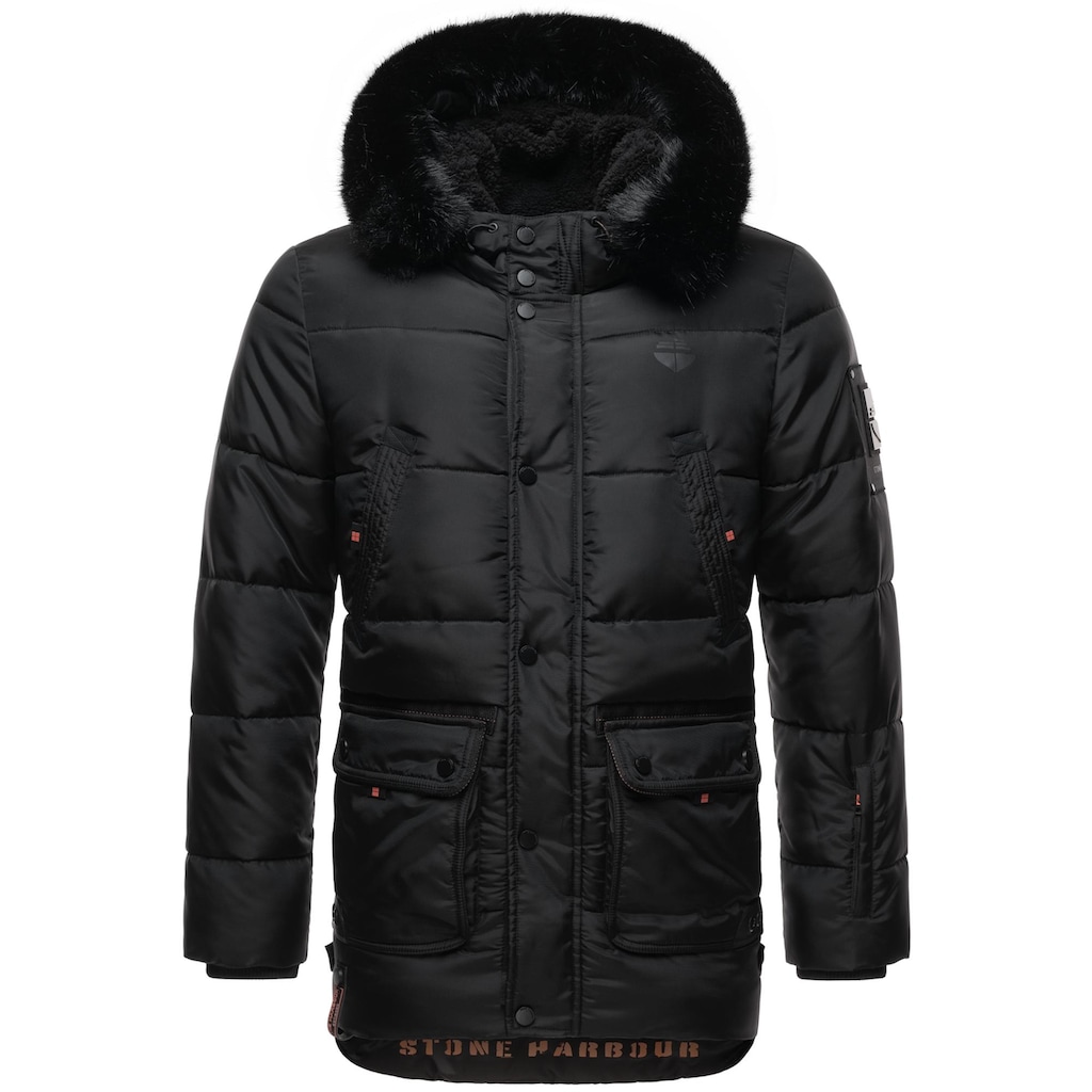 Stone Harbour Steppjacke »Mironoo«, mit Kapuze