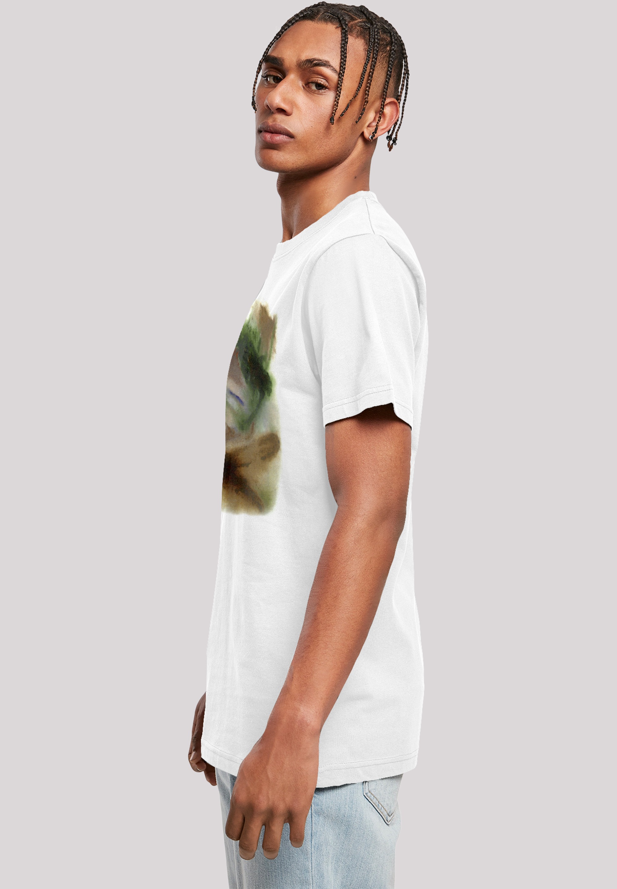 F4NT4STIC T-Shirt »David Bowie Outside Album Cover«, Herren,Premium Merch,Regular-Fit,Basic,Bandshirt
