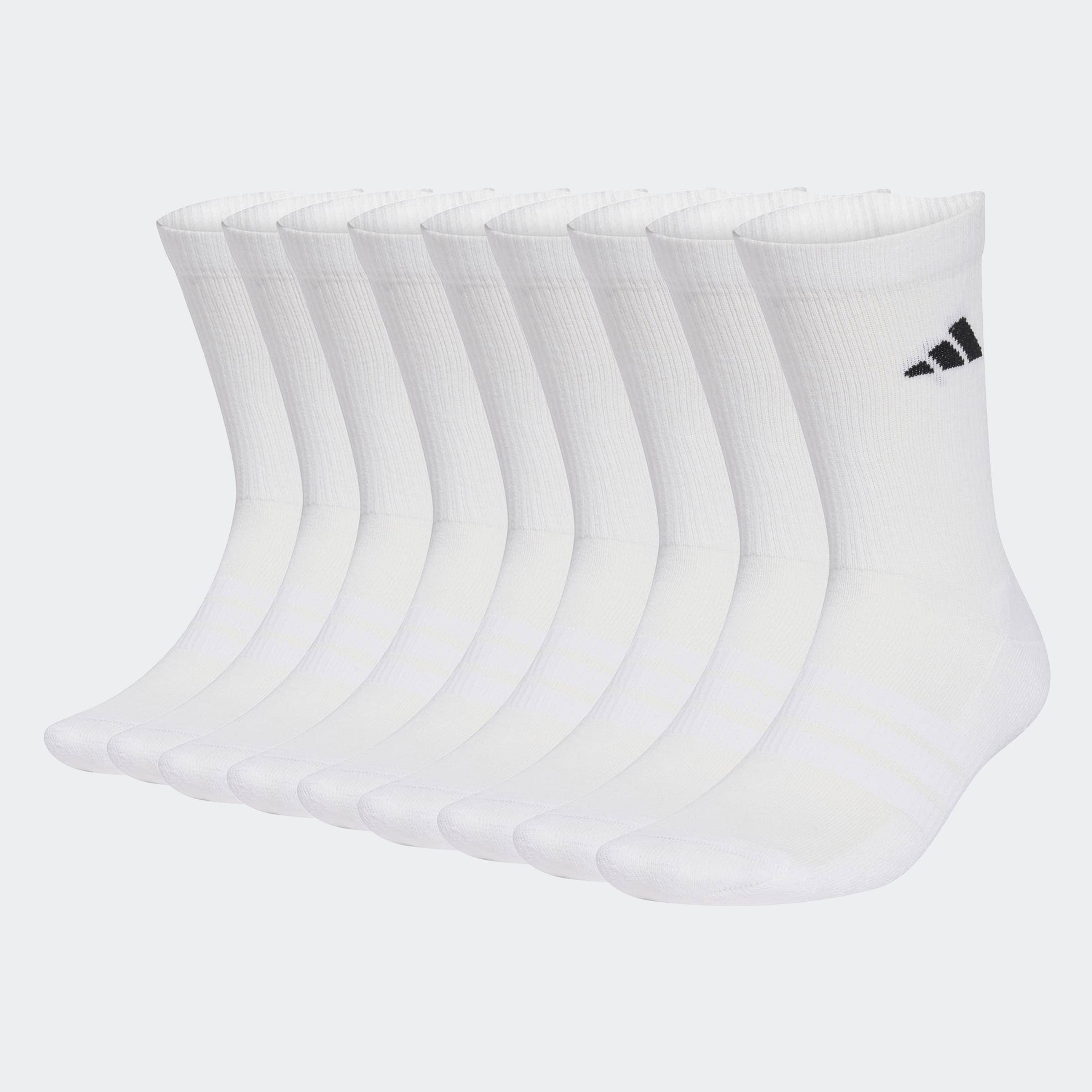 adidas Performance Sportsocken "ESSENTIALS CREW SOCK, GEDÄMPFT, 10 PARA" 10 Paar tlg.