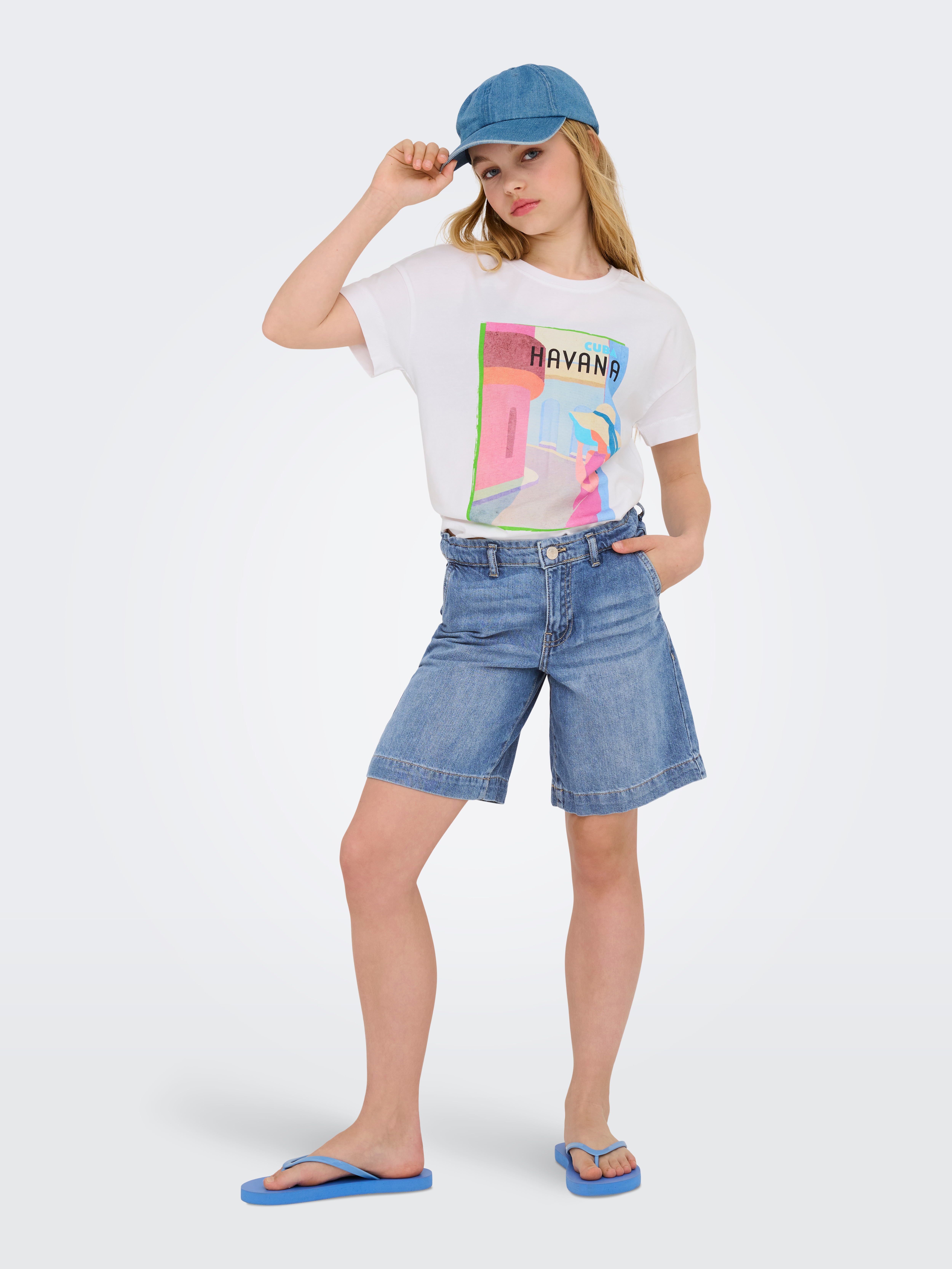 Thumbnail - KIDS ONLY Jeansshorts "KOGCOMET WIDE LONG SHORTS DNM DIA NOOS"