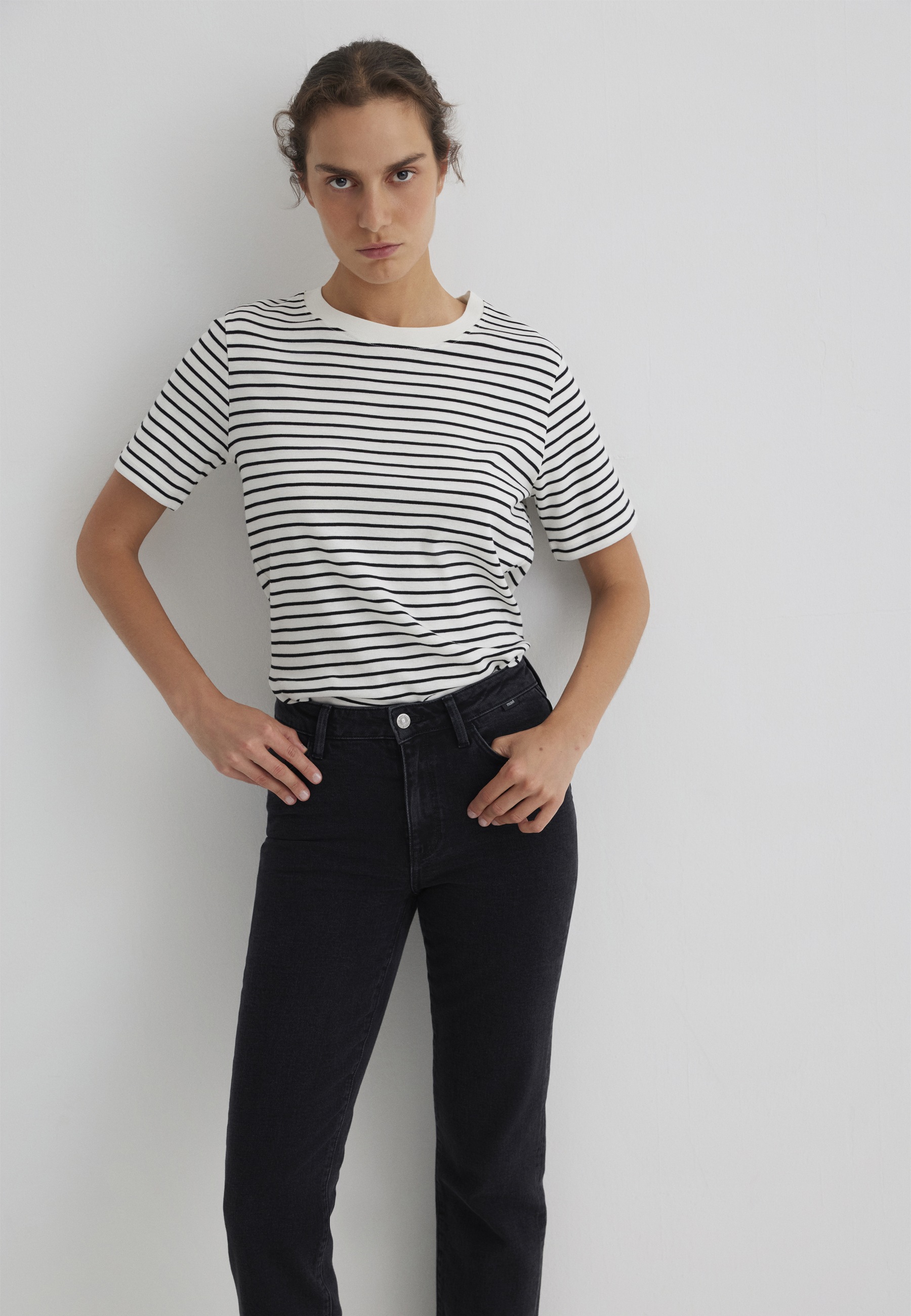 Mavi T-Shirt »CREW NECK T-SHIRT«, T-Shirt Streifen