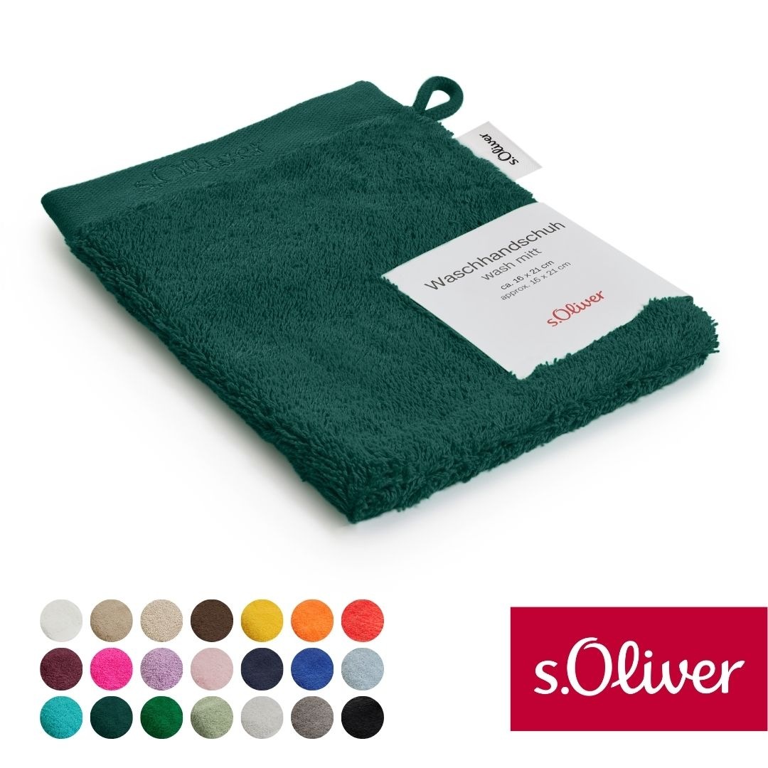 s.Oliver Waschhandschuh "s.Oliver, Premium Qualität, 600 gr/m², auch als Se günstig online kaufen