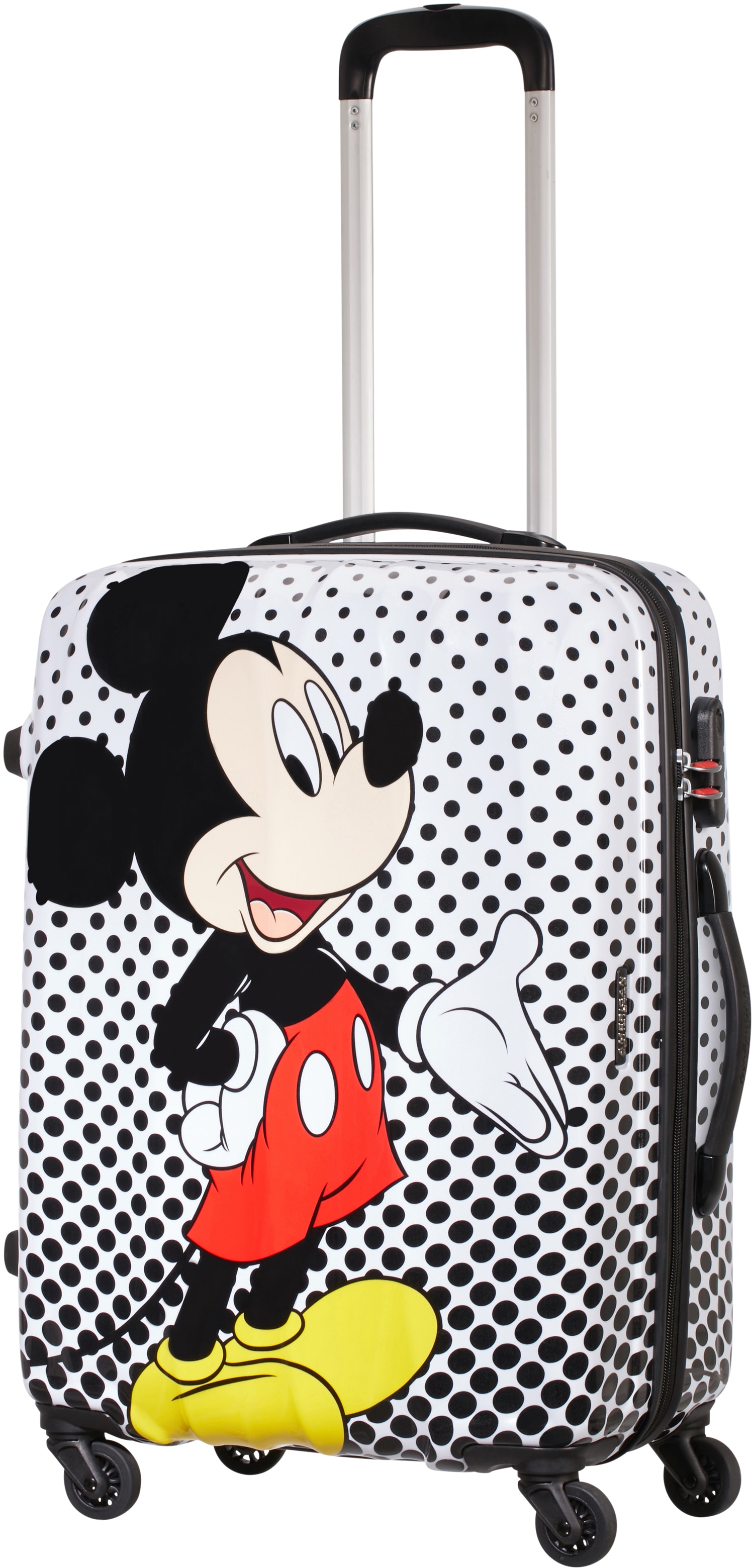 | BAUR 4 »Disney Legends, Dot, cm«, Hartschalen-Trolley Rollen Mouse Tourister® 65 American Mickey Polka